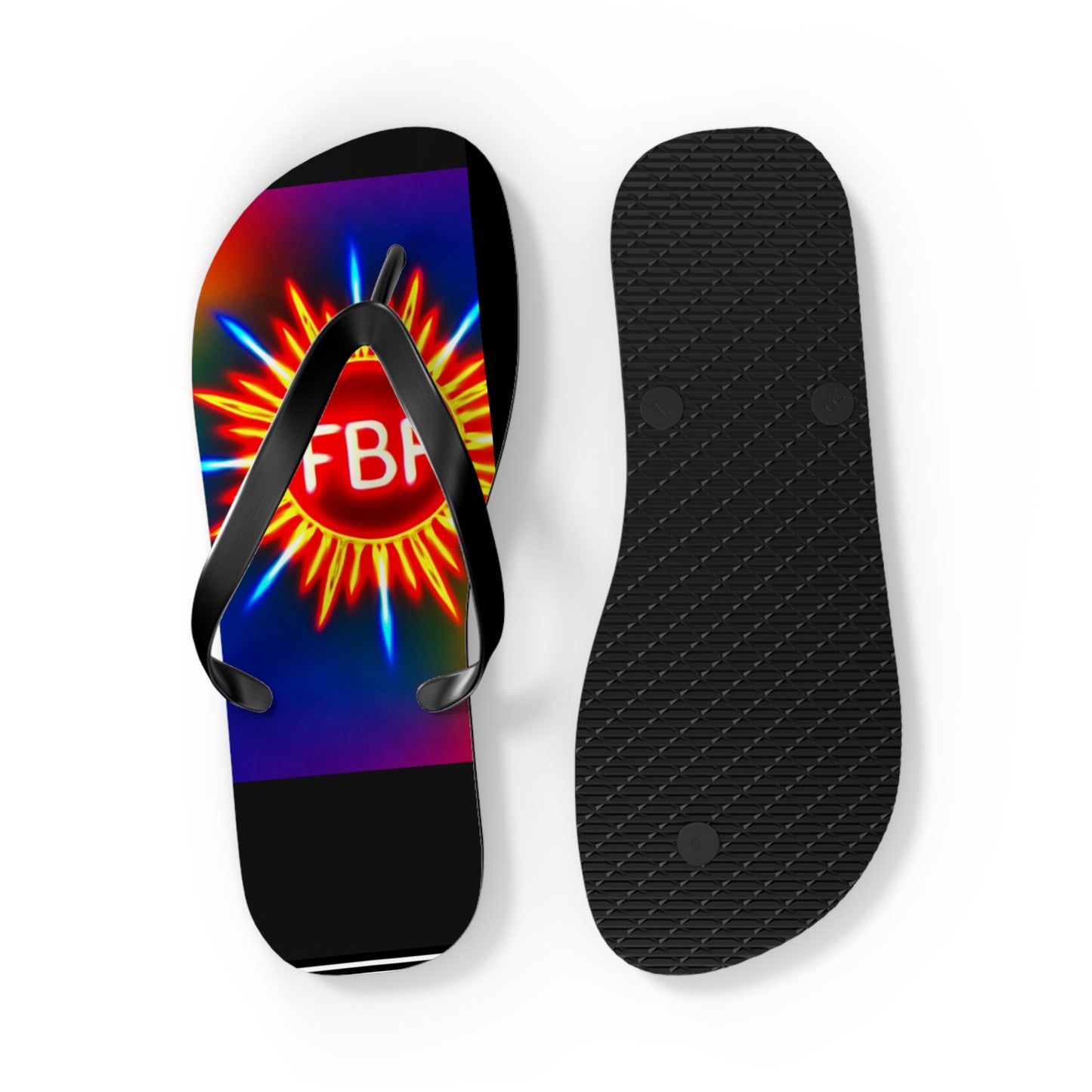 Vibrant Summer Flip Flops, Beach Sandals, Colorful Footwear, Pool Party Essentials, Vacation Accessories, Fun Outdoor Gear, FBR Design
