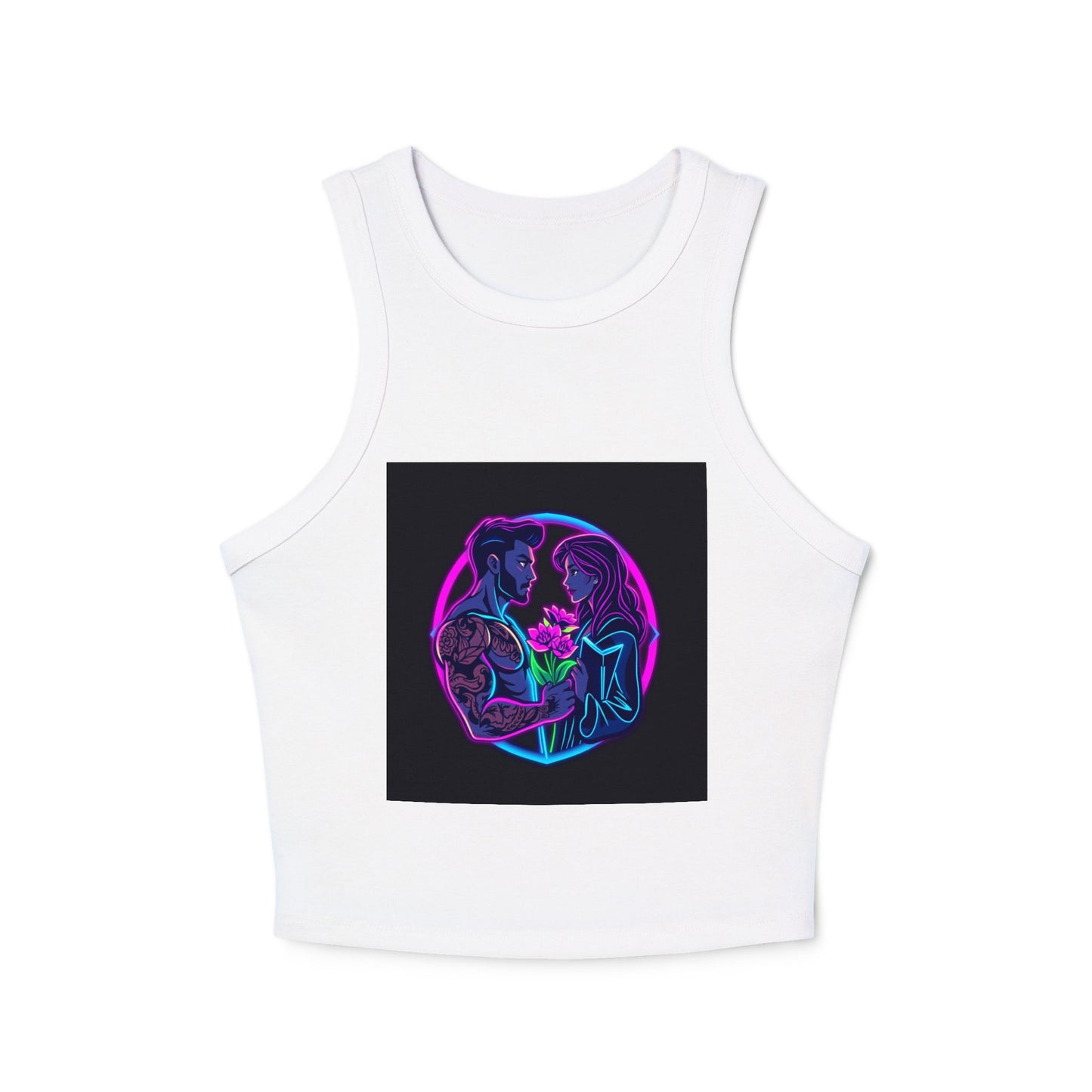 Women's Micro Rib Racer Tank Top