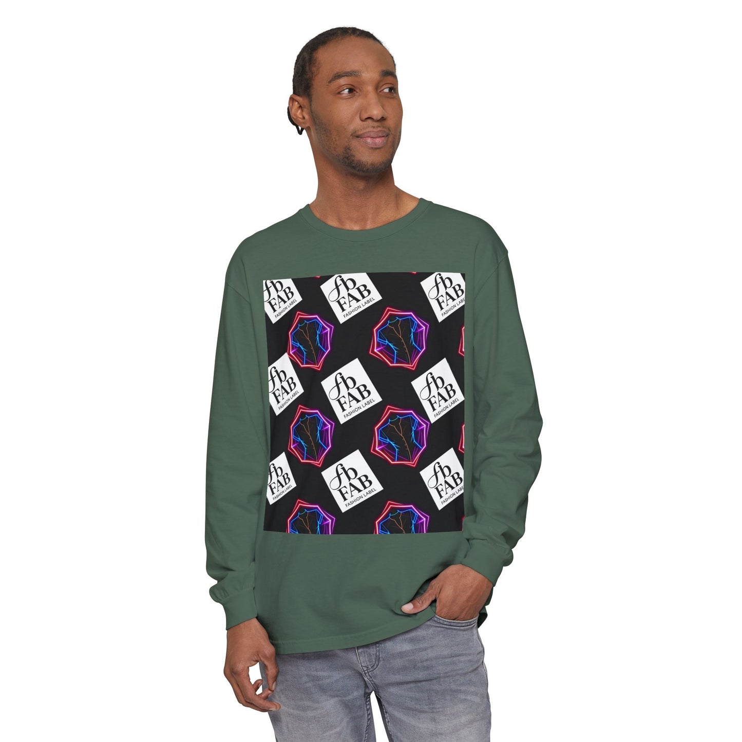 Unisex Garment-dyed Long Sleeve T-Shirt
