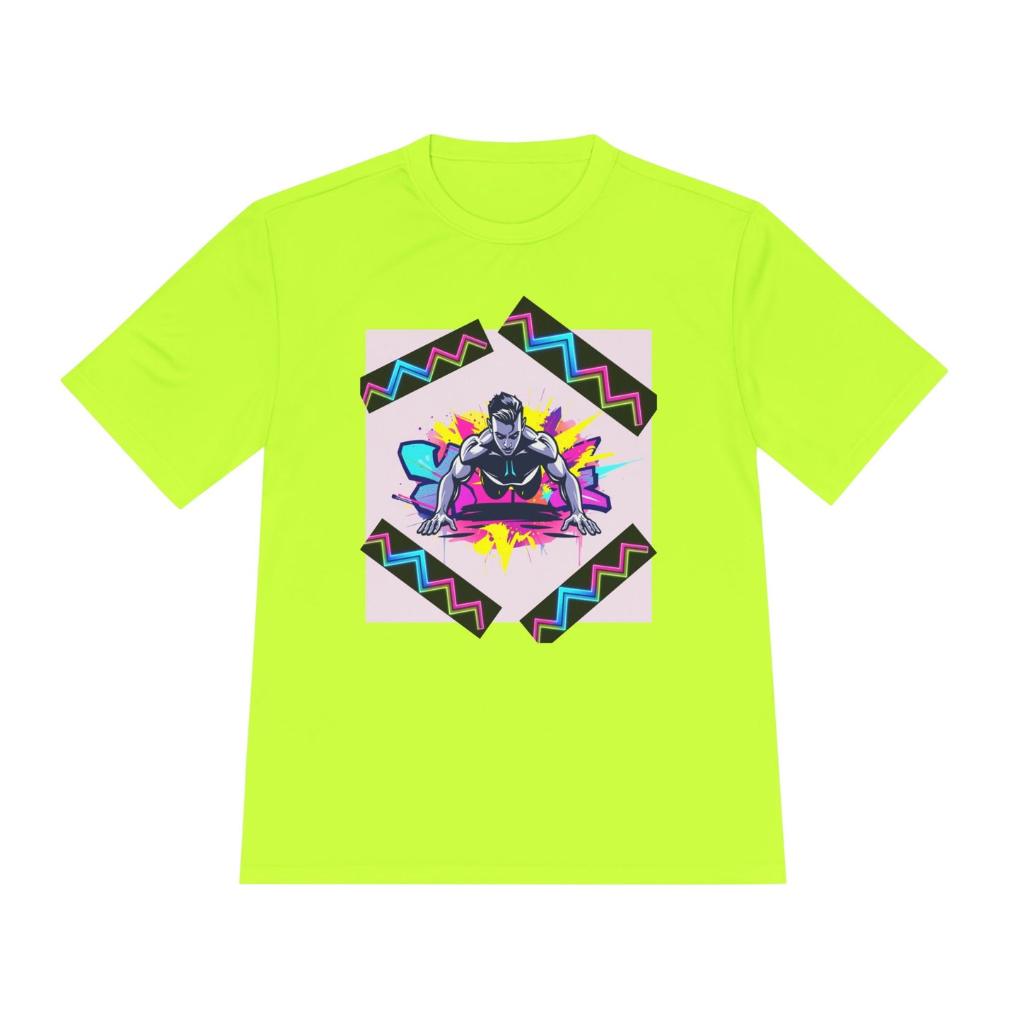 Vibrant Graphic Moisture Wicking Tee for Active Lifestyle