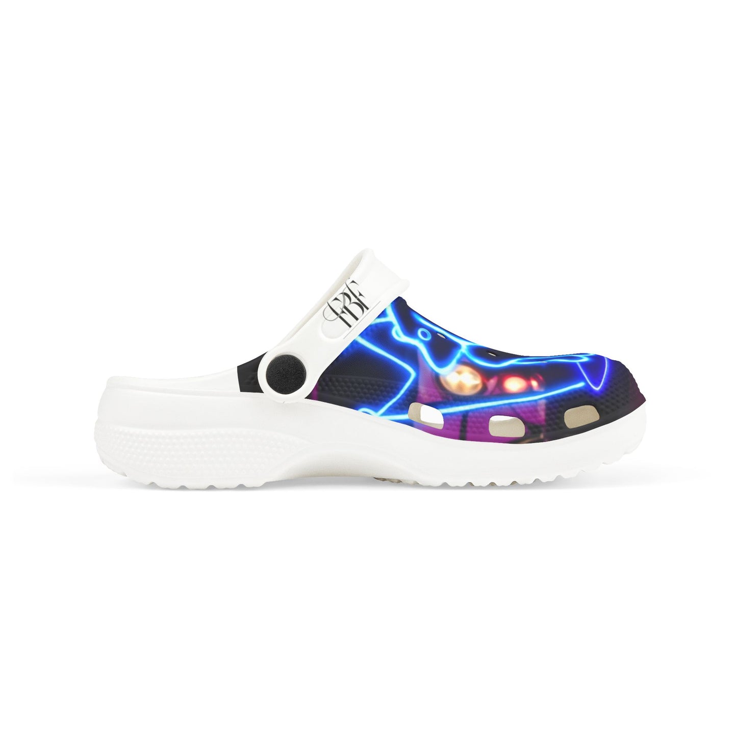 Glow-in-the-Dark Kid's Clogs, Fun Slip-On Footwear for Playdates, Summer, Birthday Gifts, Neon Design Shoes