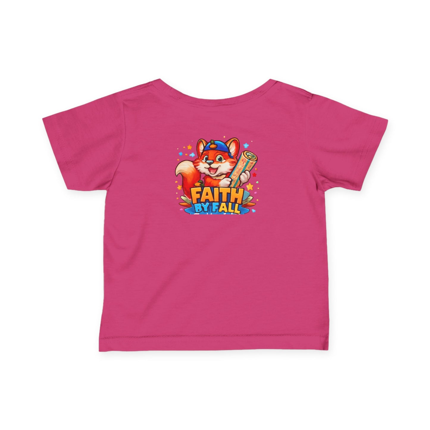 Infant Tee — Cute Fox "Faith Fox" Graphic Baby Shirt