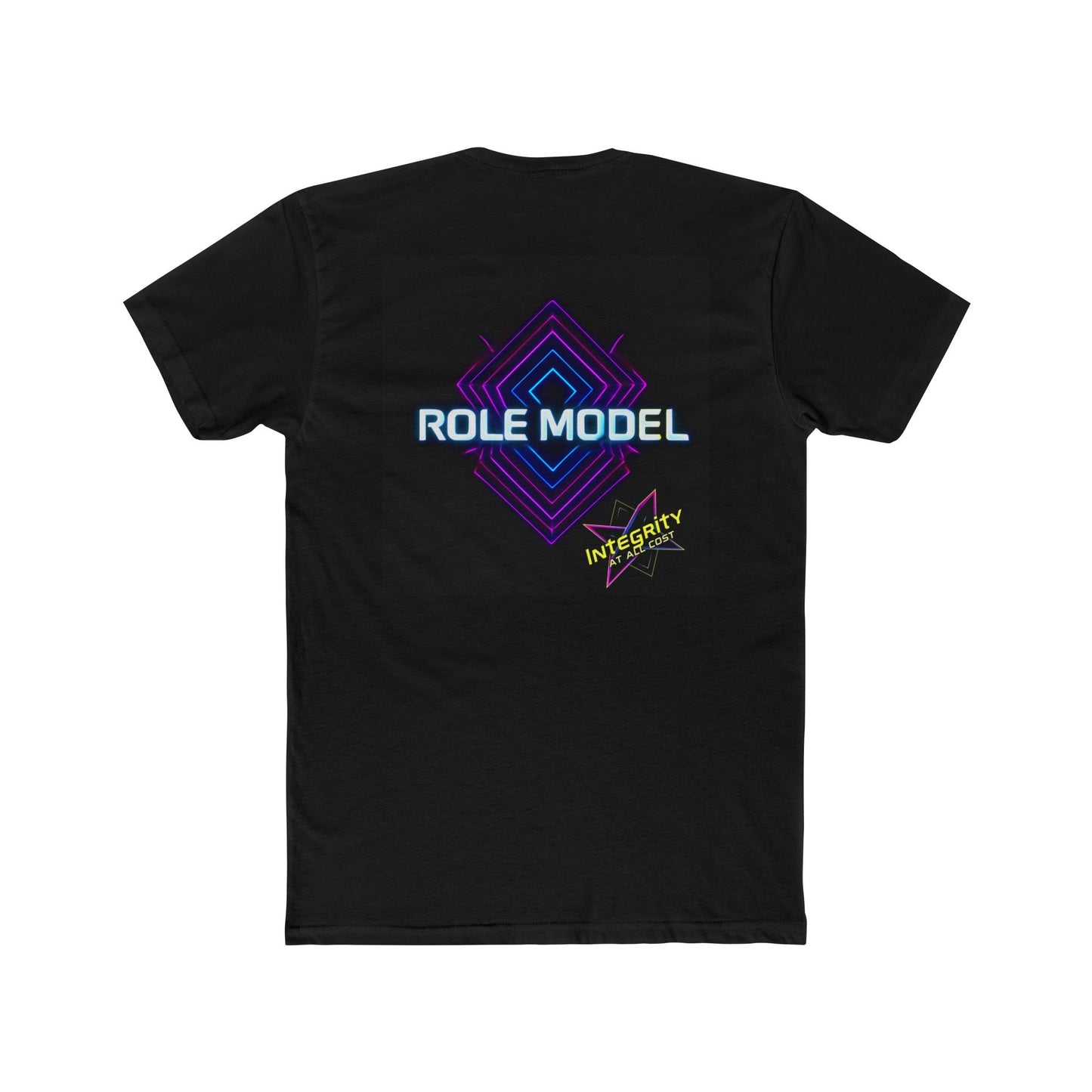 Unisex Cotton Crew Tee with Honor Respect and Role Model Design - Ideal for Gifts, Casual Wear, Appreciation Events, and Motivational Days