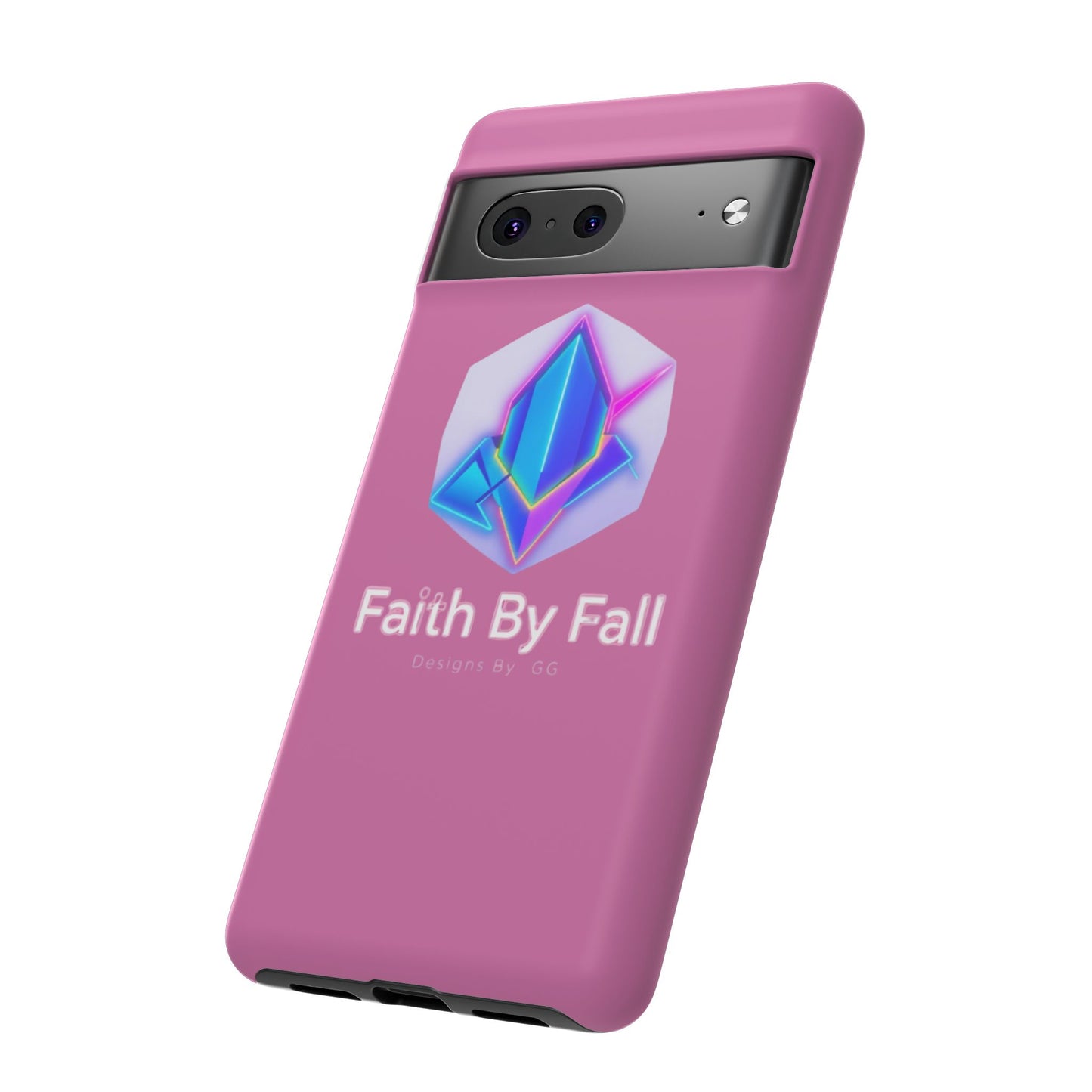 Vibrant Phone Case with Motivational Design - Faith By Fall, Colorful Phone Cover, Customizable Mobile Accessory, Unique Gift Idea, [...]