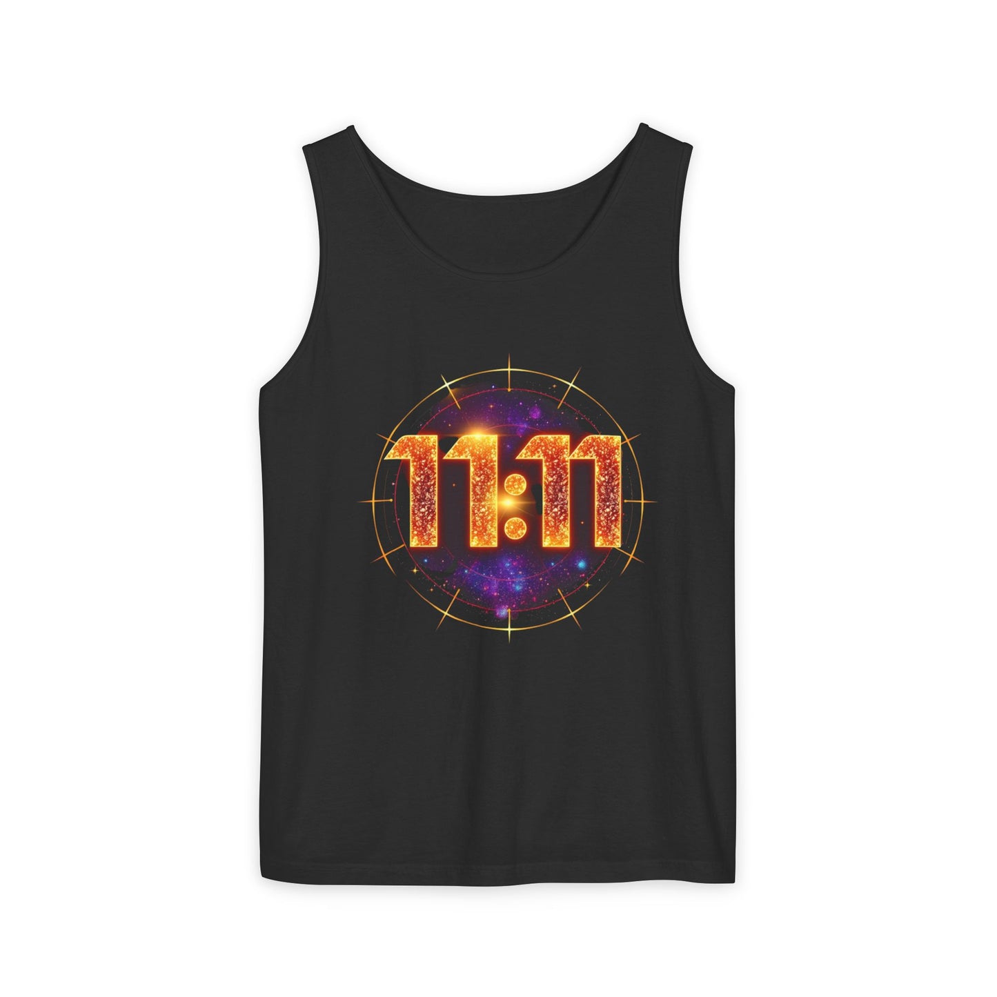 Celestial Glow Tank Top - 11:11 Design, Unisex, Festival Wear, Summer Style, Spiritual Gift, Casual Comfort