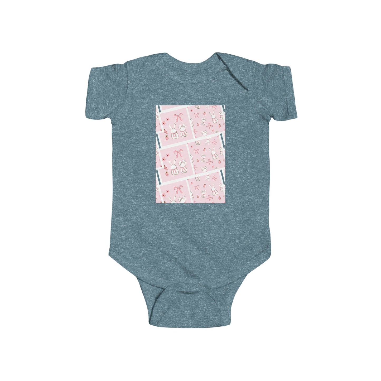 Pink bunnies Infant Fine Jersey Bodysuit