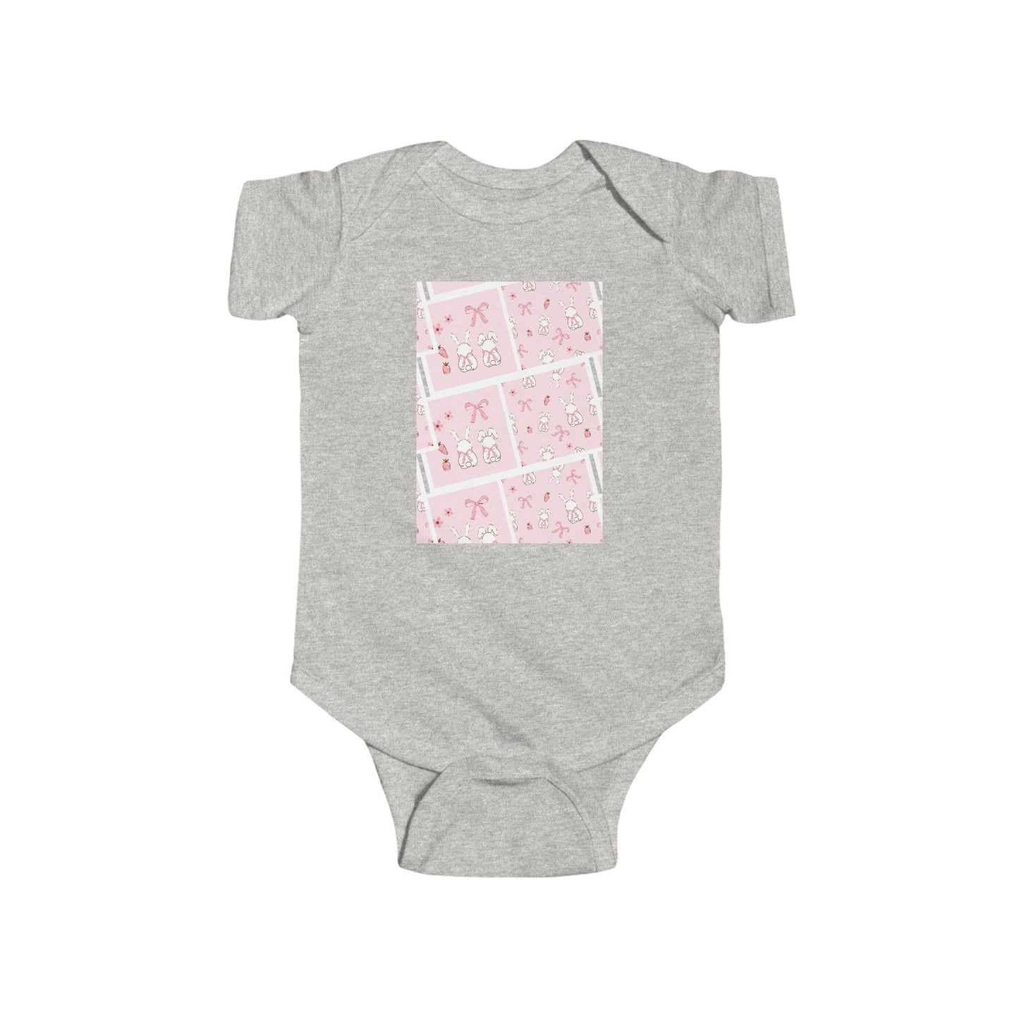 Pink bunnies Infant Fine Jersey Bodysuit