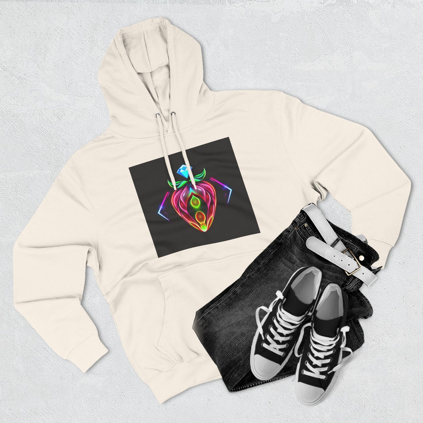 Vibrant Art Hoodie, Colorful Fleece Hoodie, Unique Sweatshirt, Artistic Gift, Cozy Layer for Every Occasion