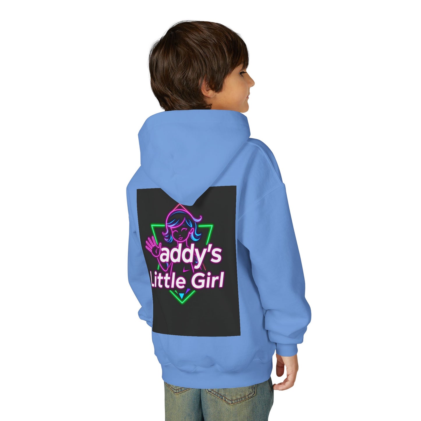 Daddy's Little Girl Hoodie, Cozy Youth Sweatshirt, Cute Gift for Dads, Kids Sweatshirt, Family Celebration Apparel