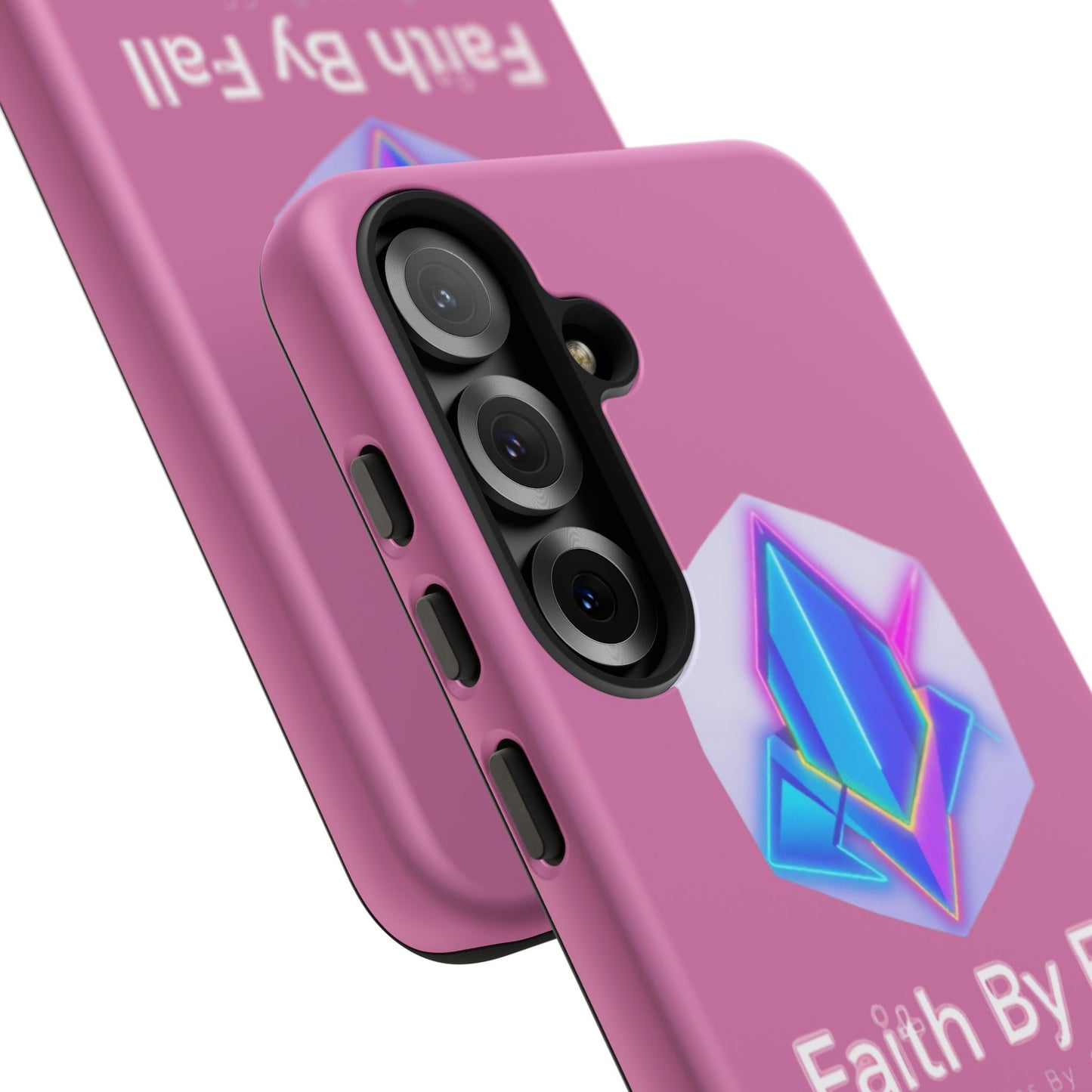 Vibrant Phone Case with Motivational Design - Faith By Fall, Colorful Phone Cover, Customizable Mobile Accessory, Unique Gift Idea, [...]