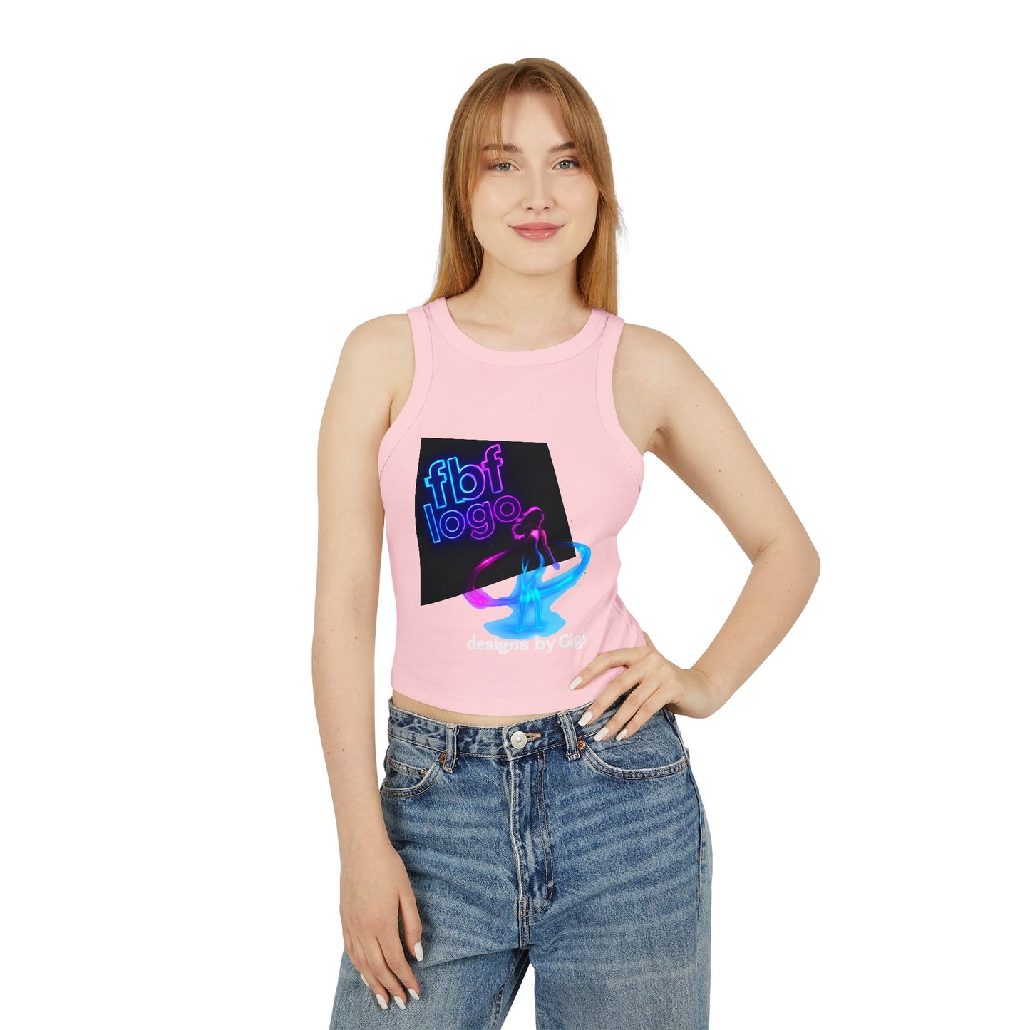 Women's Micro Rib Racer Tank Top