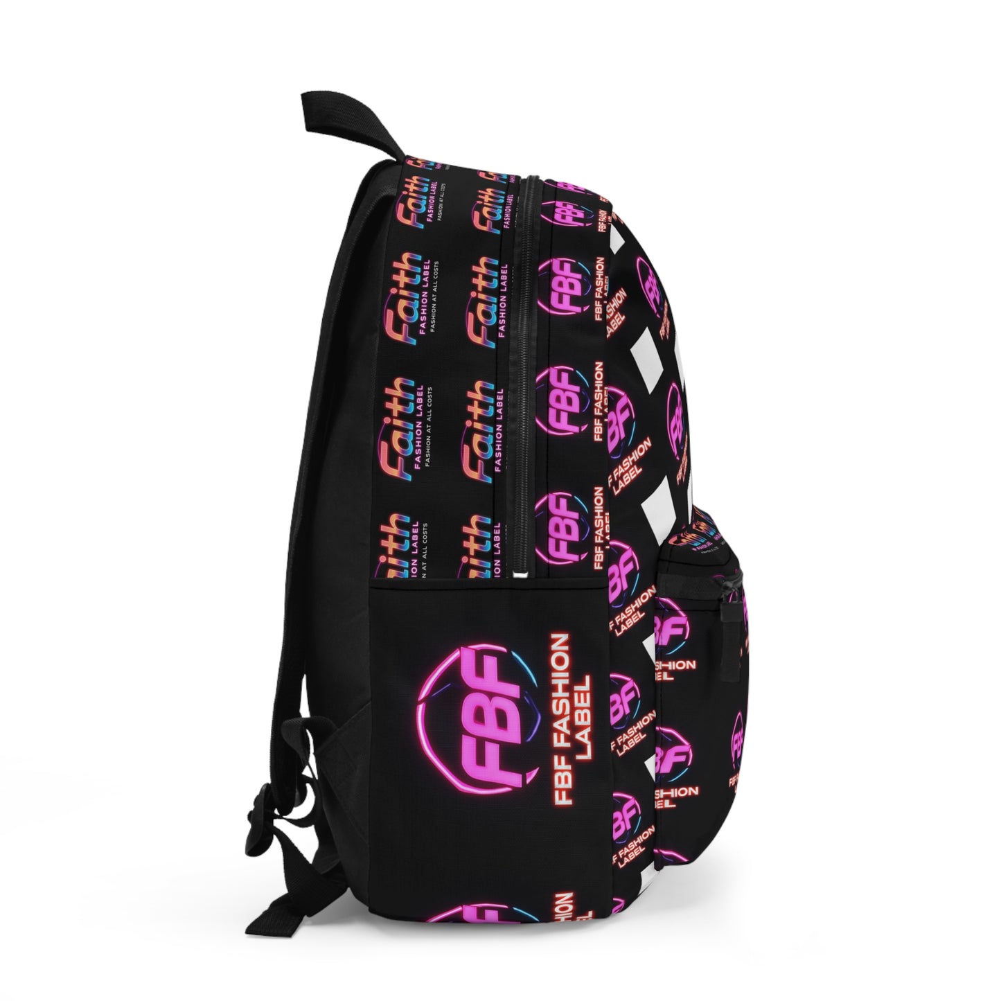 Fashionable Backpack - Trendy, Stylish, Everyday Use, Back to School, Gift for Her, FBF Logo Design