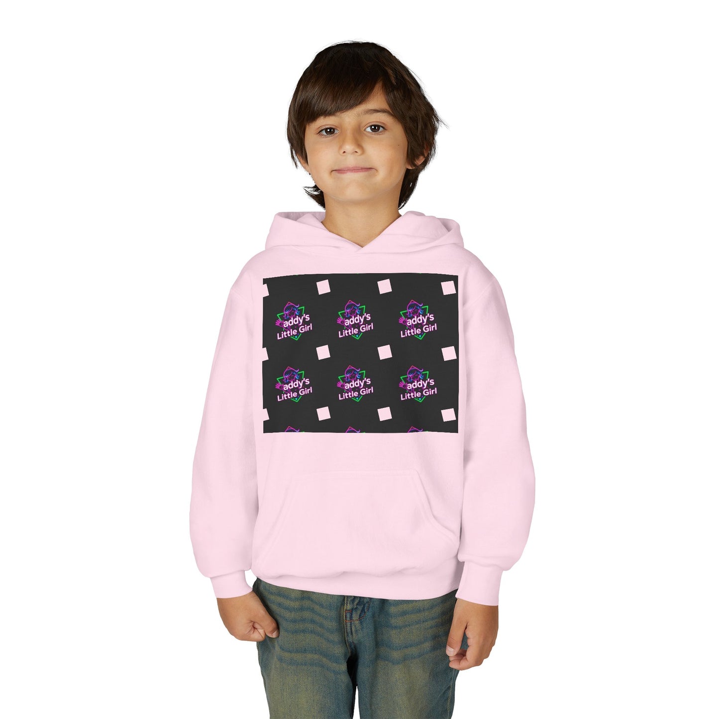 Daddy's Little Girl Hoodie, Cozy Youth Sweatshirt, Cute Gift for Dads, Kids Sweatshirt, Family Celebration Apparel