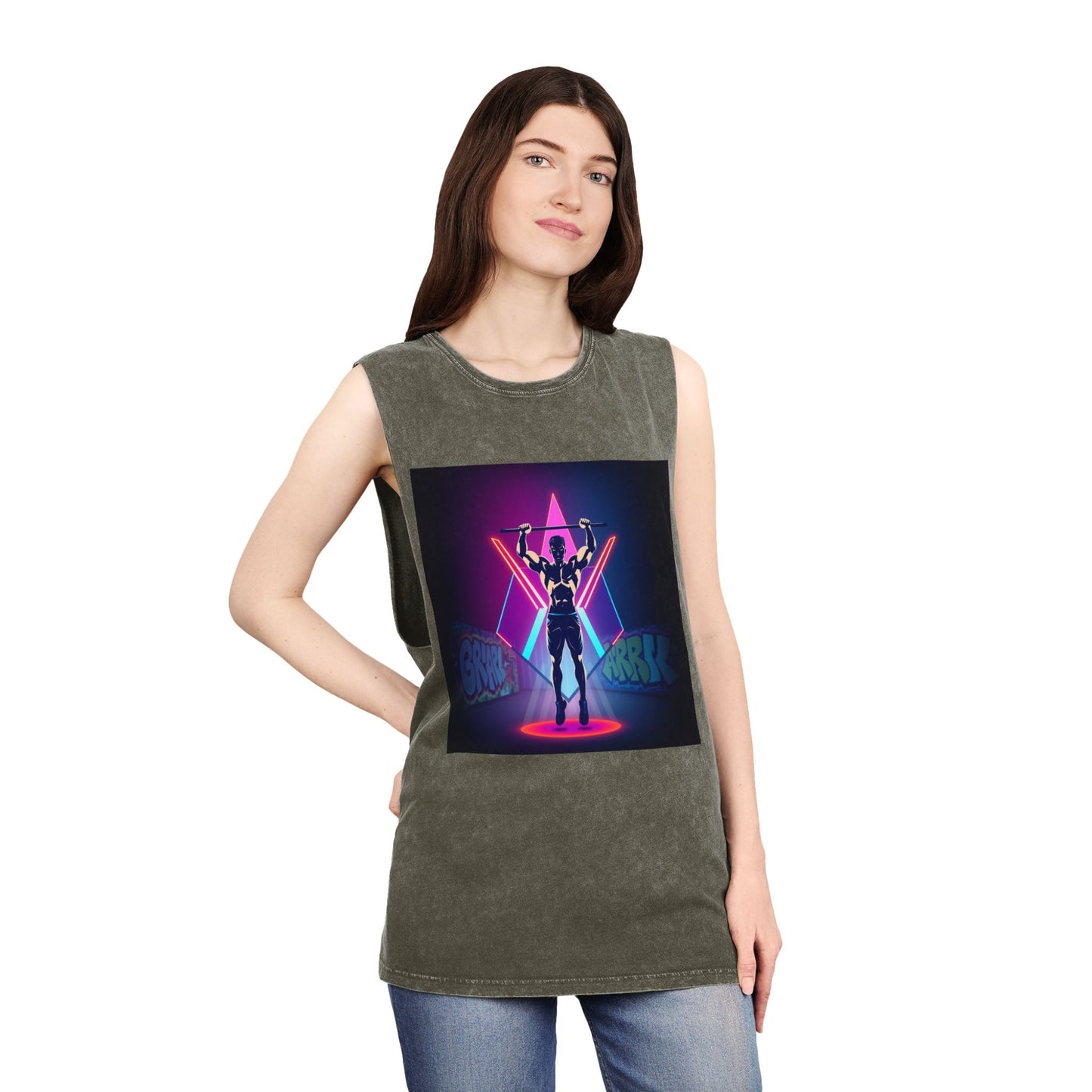 Unisex Stonewash Tank Top