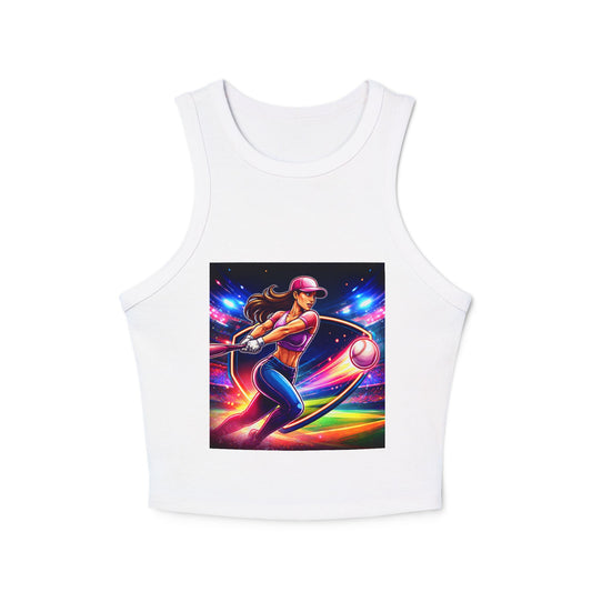 Women's Micro Rib Racer Tank Top