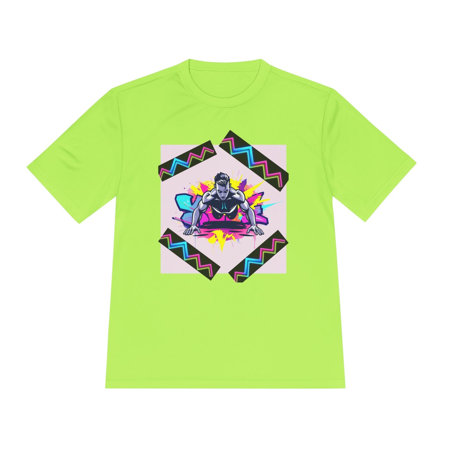 Vibrant Graphic Moisture Wicking Tee for Active Lifestyle