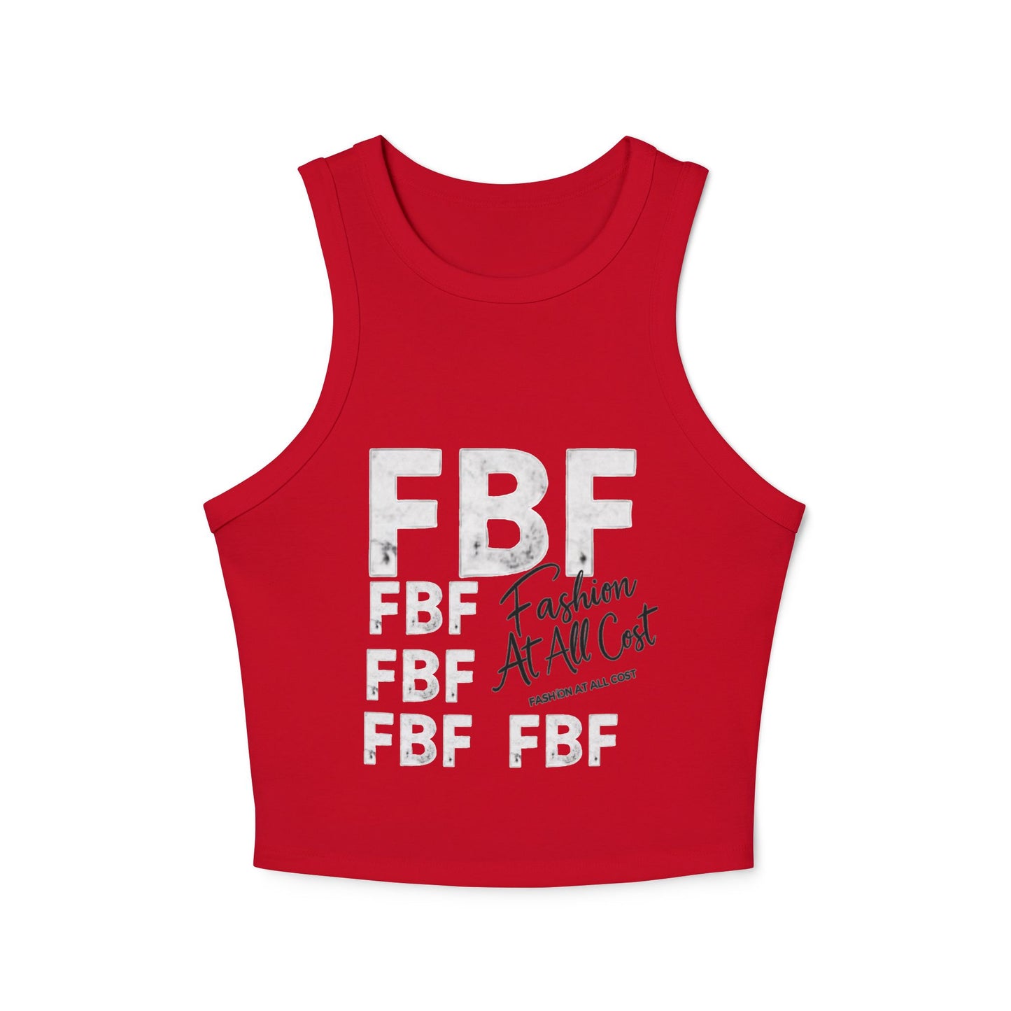 Stylish Women's Tank Top - Fashion At All Cost, Summer Casual Wear, Workout Top, Trendy Crop, Gift for Fashion Lovers