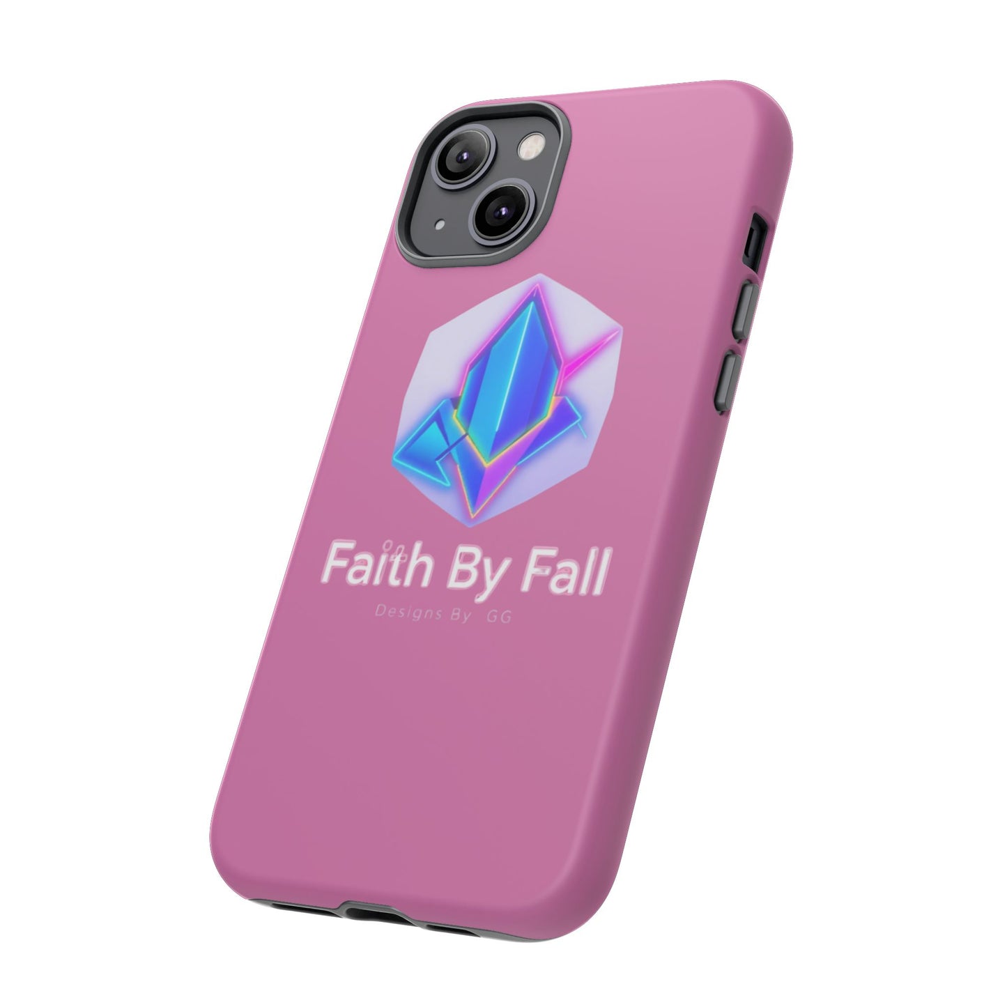 Vibrant Phone Case with Motivational Design - Faith By Fall, Colorful Phone Cover, Customizable Mobile Accessory, Unique Gift Idea, [...]