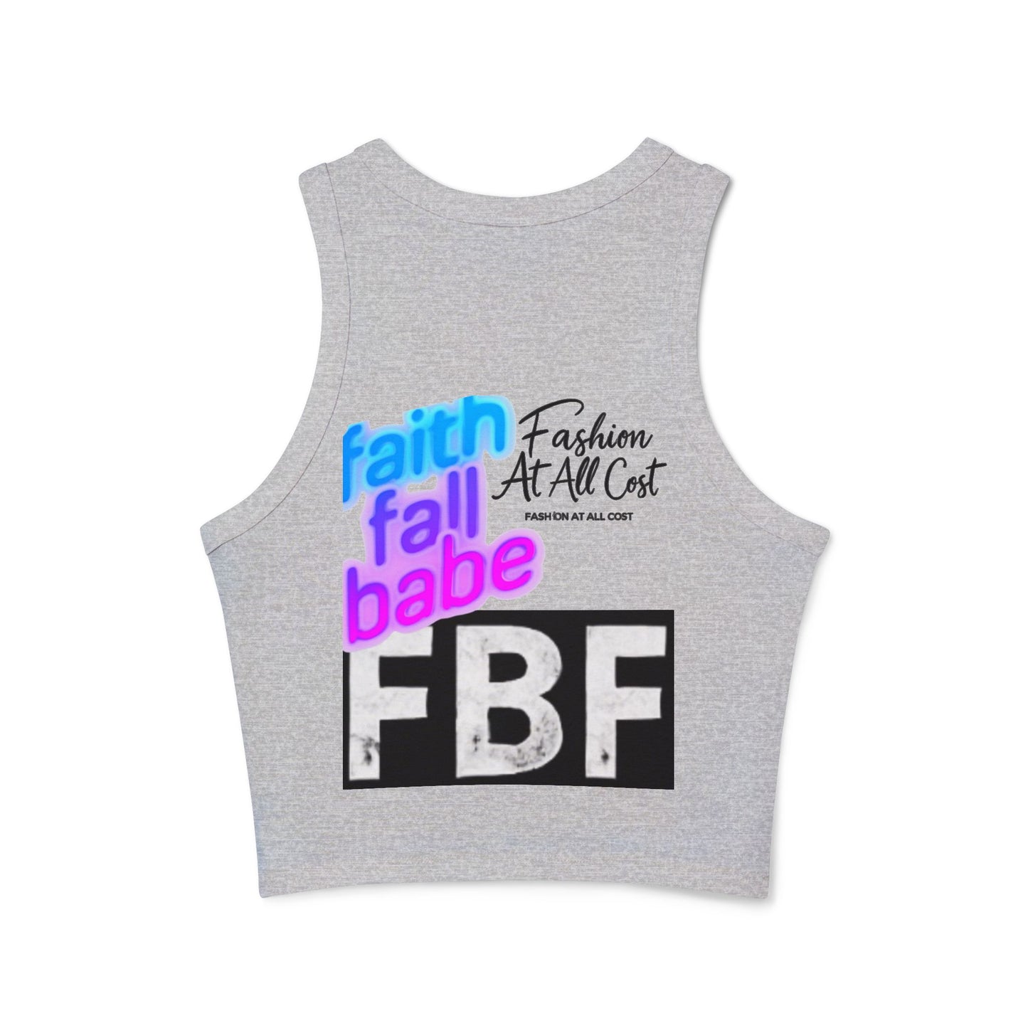 Stylish Women's Tank Top - Fashion At All Cost, Summer Casual Wear, Workout Top, Trendy Crop, Gift for Fashion Lovers