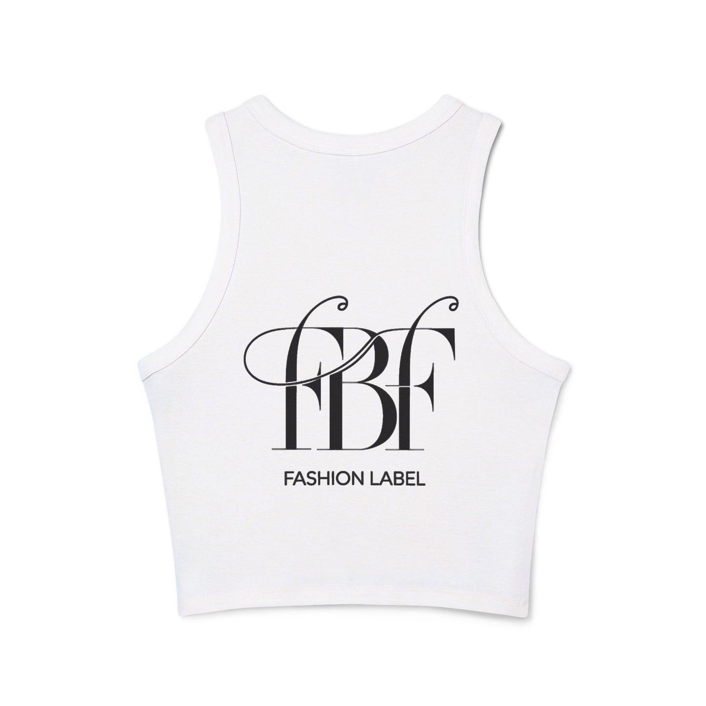 Women's Micro Rib Racer Tank Top - Faith by Fall Design, Casual Summer Wear, Fitness Top, Gift for Her, Trendy Fashion