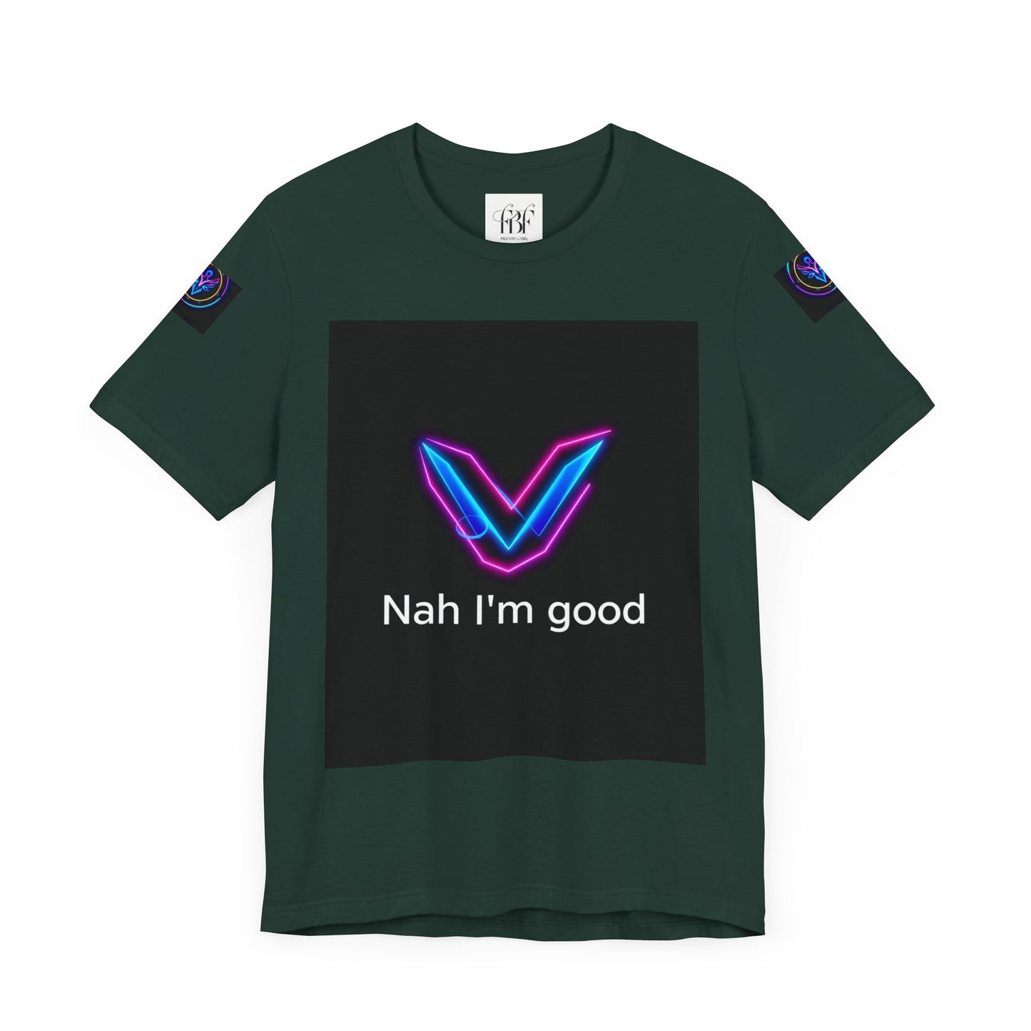 Neon Graphic Tee for Trendy Vibes, Casual Wear, Gift for Friends, Streetwear, Relaxed Fit, Graphic Art Tee