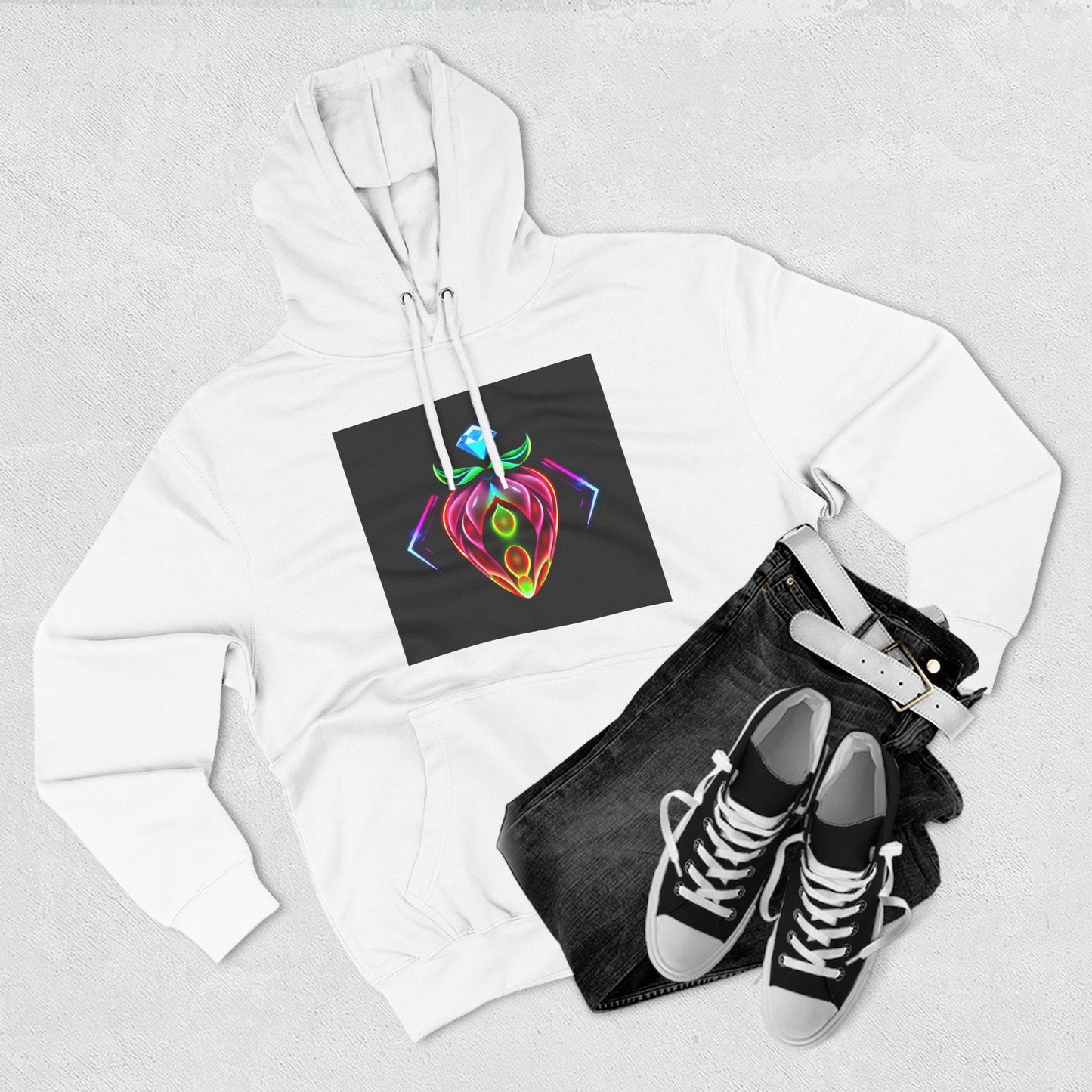 Vibrant Art Hoodie, Colorful Fleece Hoodie, Unique Sweatshirt, Artistic Gift, Cozy Layer for Every Occasion