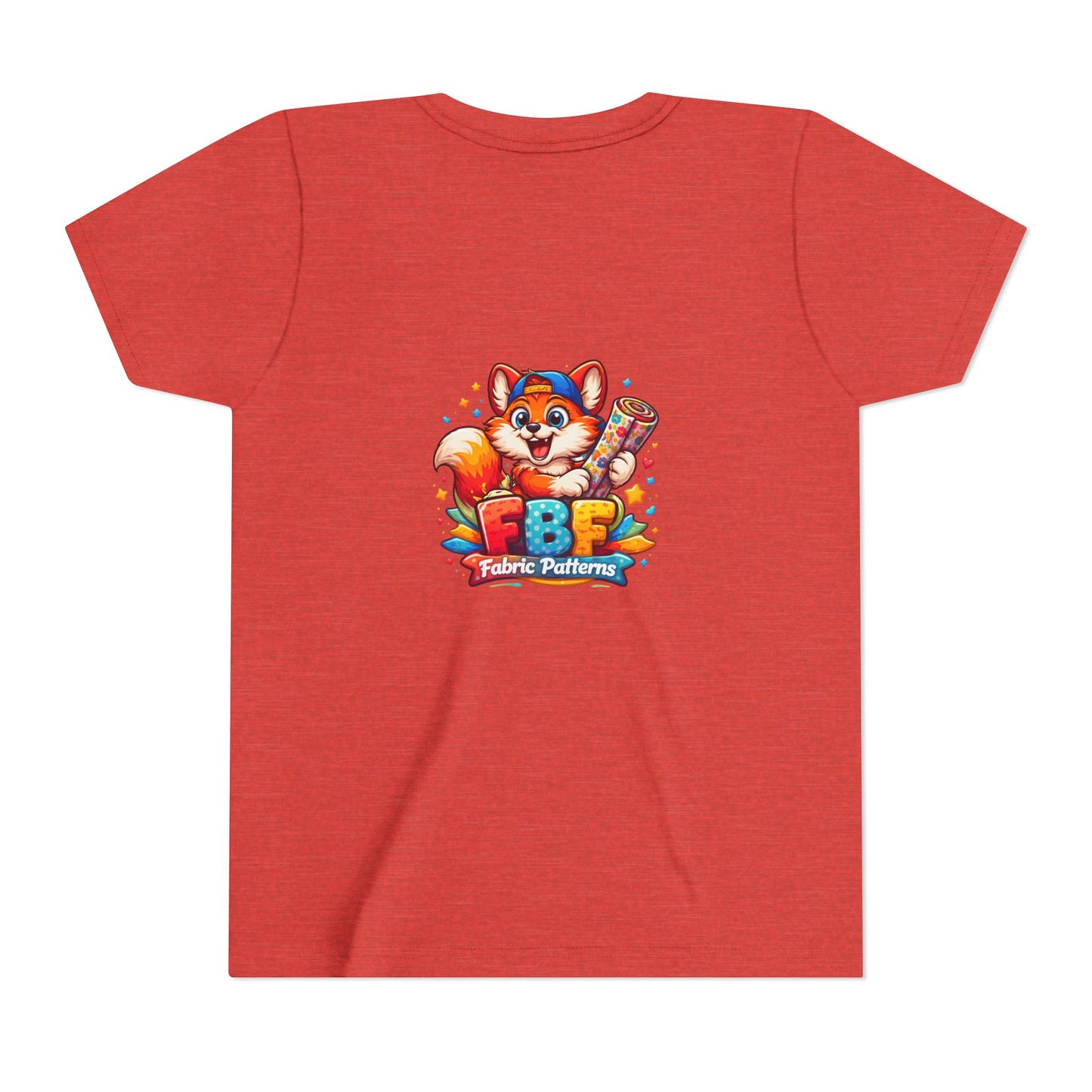 Youth Tee — Colorful Cartoon Fox 'FBF' Logo Kids Shirt