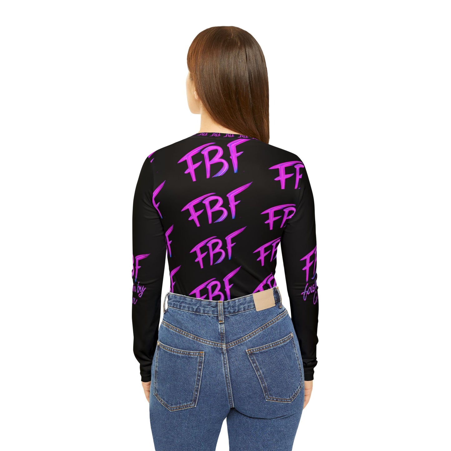 Women's Long Sleeve V-neck Shirt (AOP)