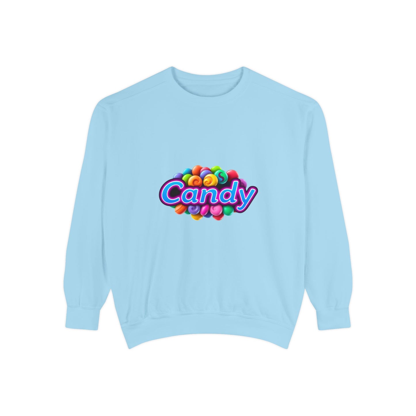Candy-Themed Unisex Garment-Dyed Sweatshirt - Nostalgic Apparel for Sweet Lovers, Cozy Casual Wear, Gift for Candy Lovers, Colorful [...]
