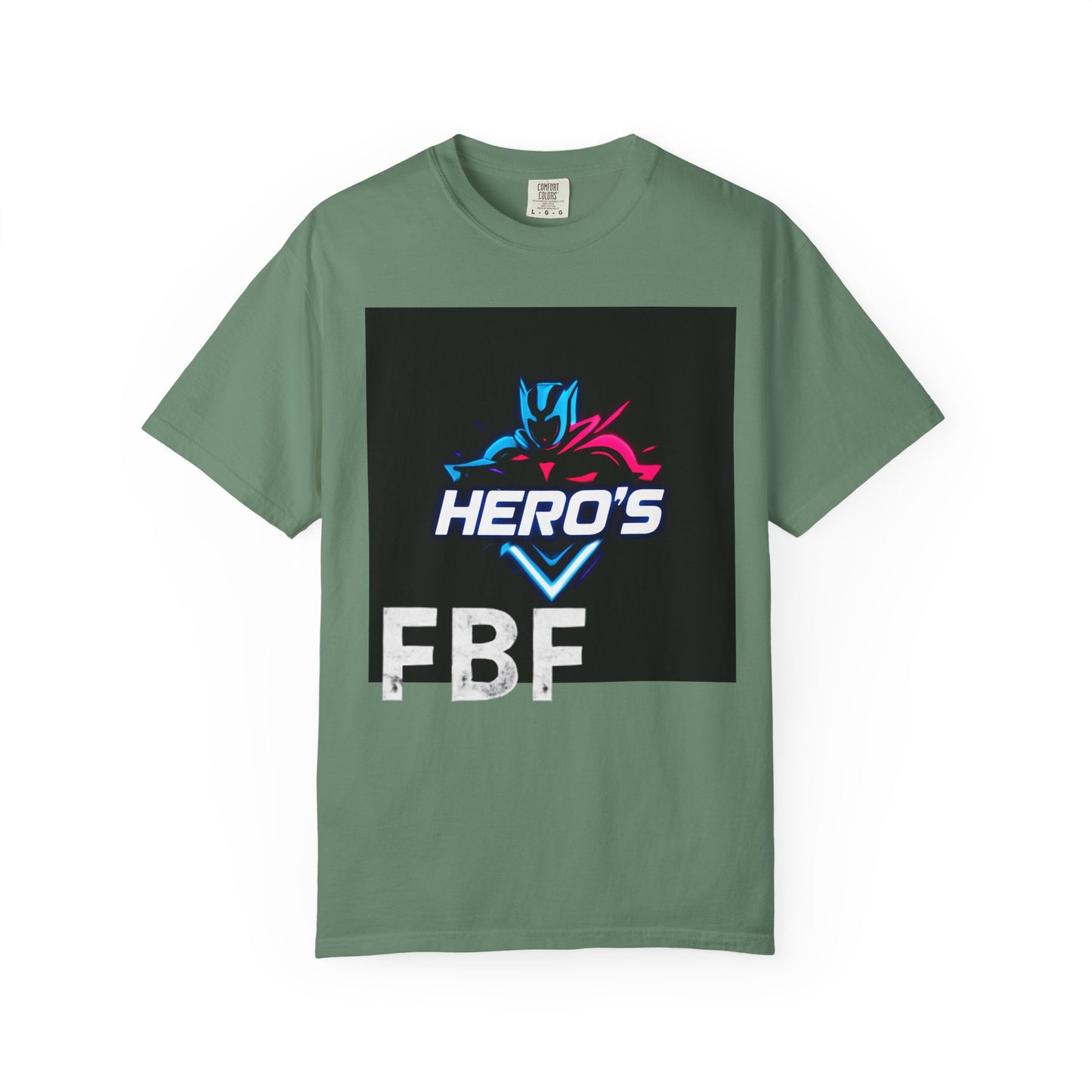 Hero's Unisex Garment-Dyed T-shirt, Casual Tee, Perfect for Gifting, Comic Fans, Hero Celebrations, Graphic Tee, Everyday Wear