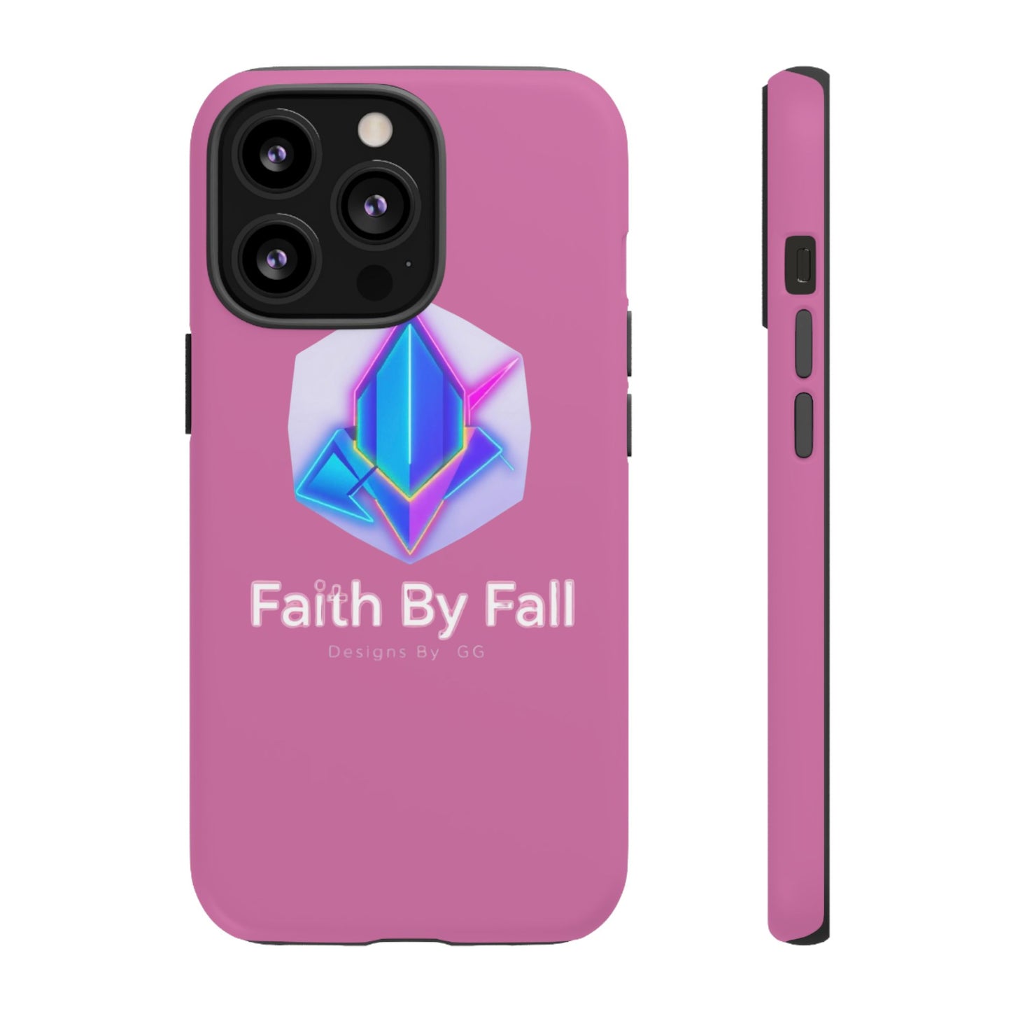 Vibrant Phone Case with Motivational Design - Faith By Fall, Colorful Phone Cover, Customizable Mobile Accessory, Unique Gift Idea, [...]