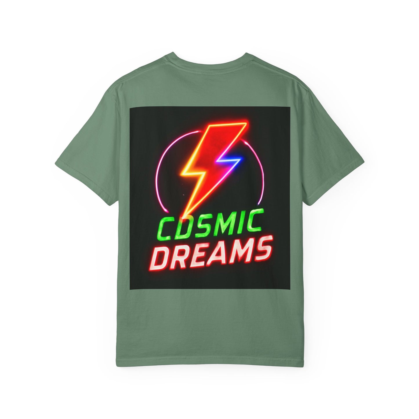 Vibrant Unisex Graphic T-Shirt, Cosmic Dreams Tee, Retro Neon Shirt, Stylish Casual Wear, Gift for Gamers & Dreamers