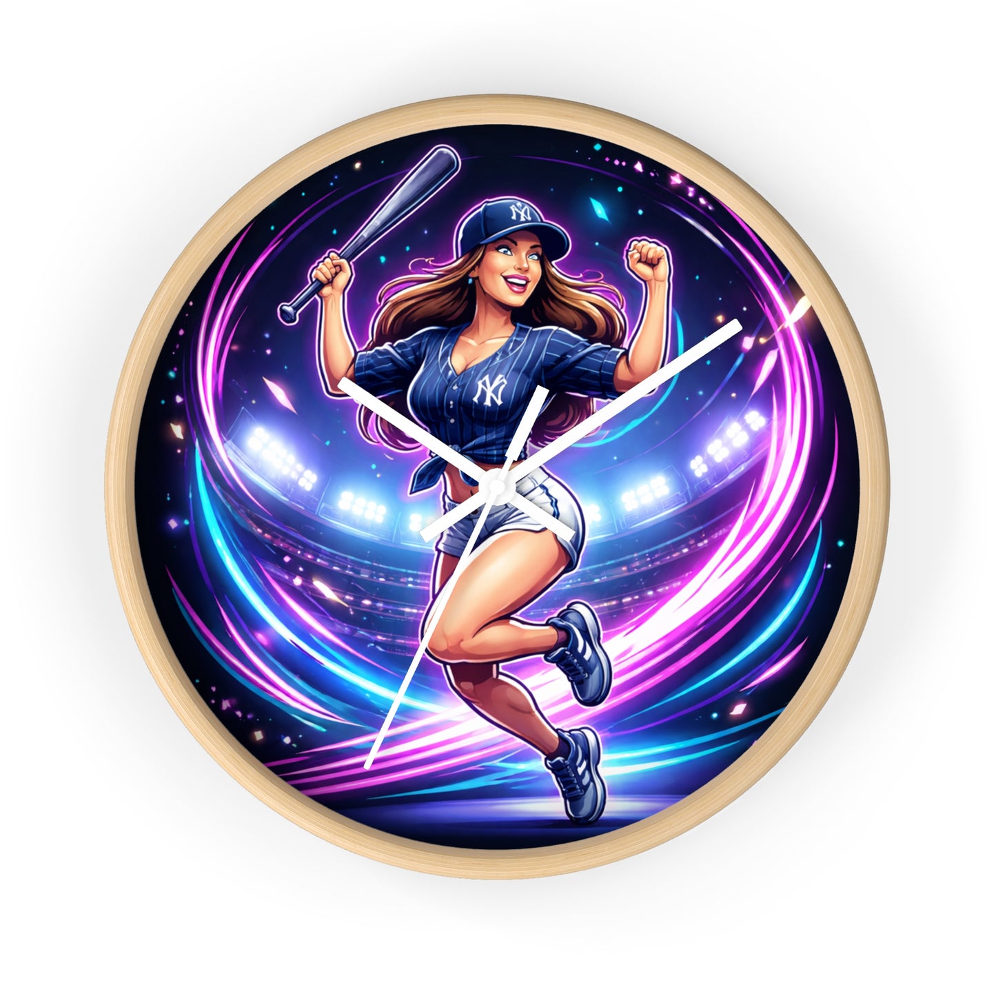 Yankee Gal Wall Clock