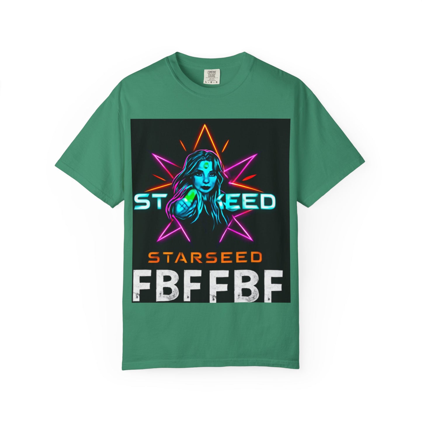 Neon Graphic T-Shirt - Starseed FBF Tee, Unisex Fashion, Cool Gift, Festival Wear, Retro Style, Casual Streetwear