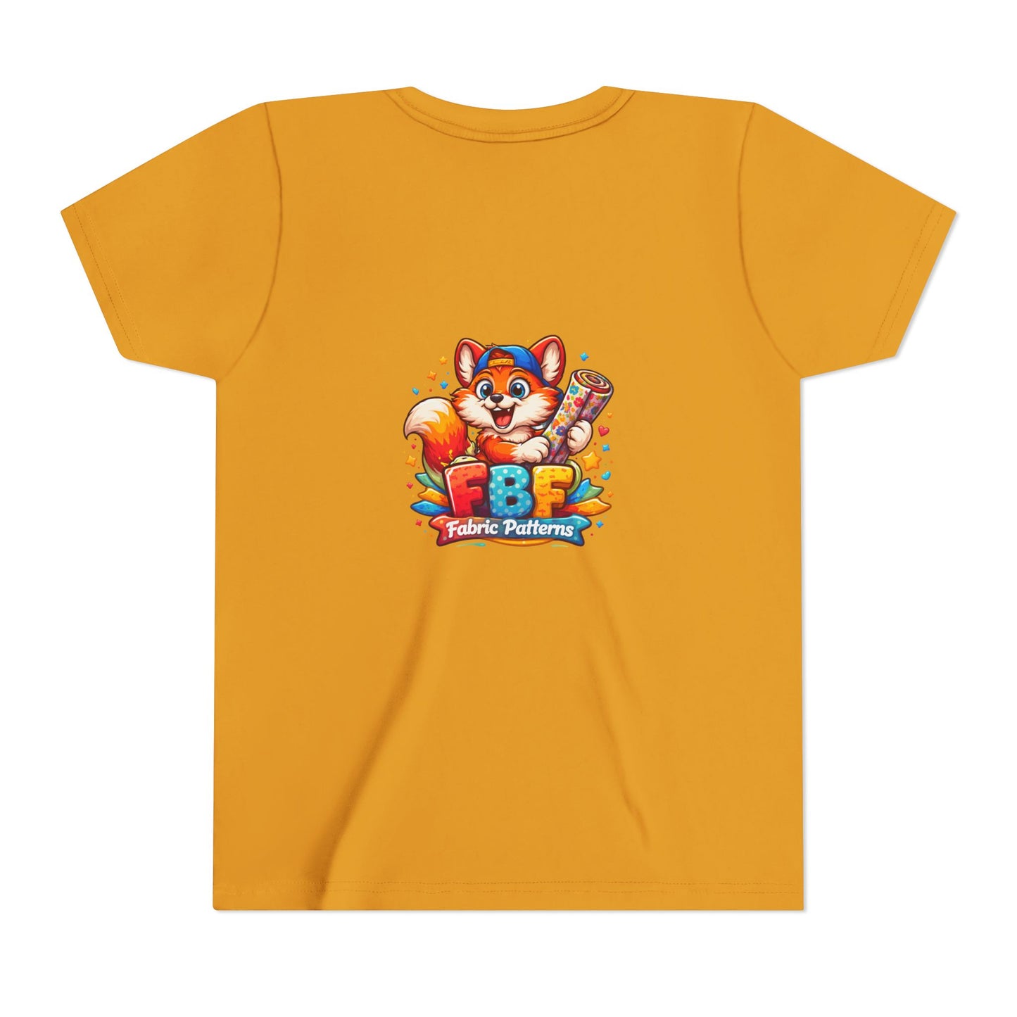 Youth Tee — Colorful Cartoon Fox 'FBF' Logo Kids Shirt
