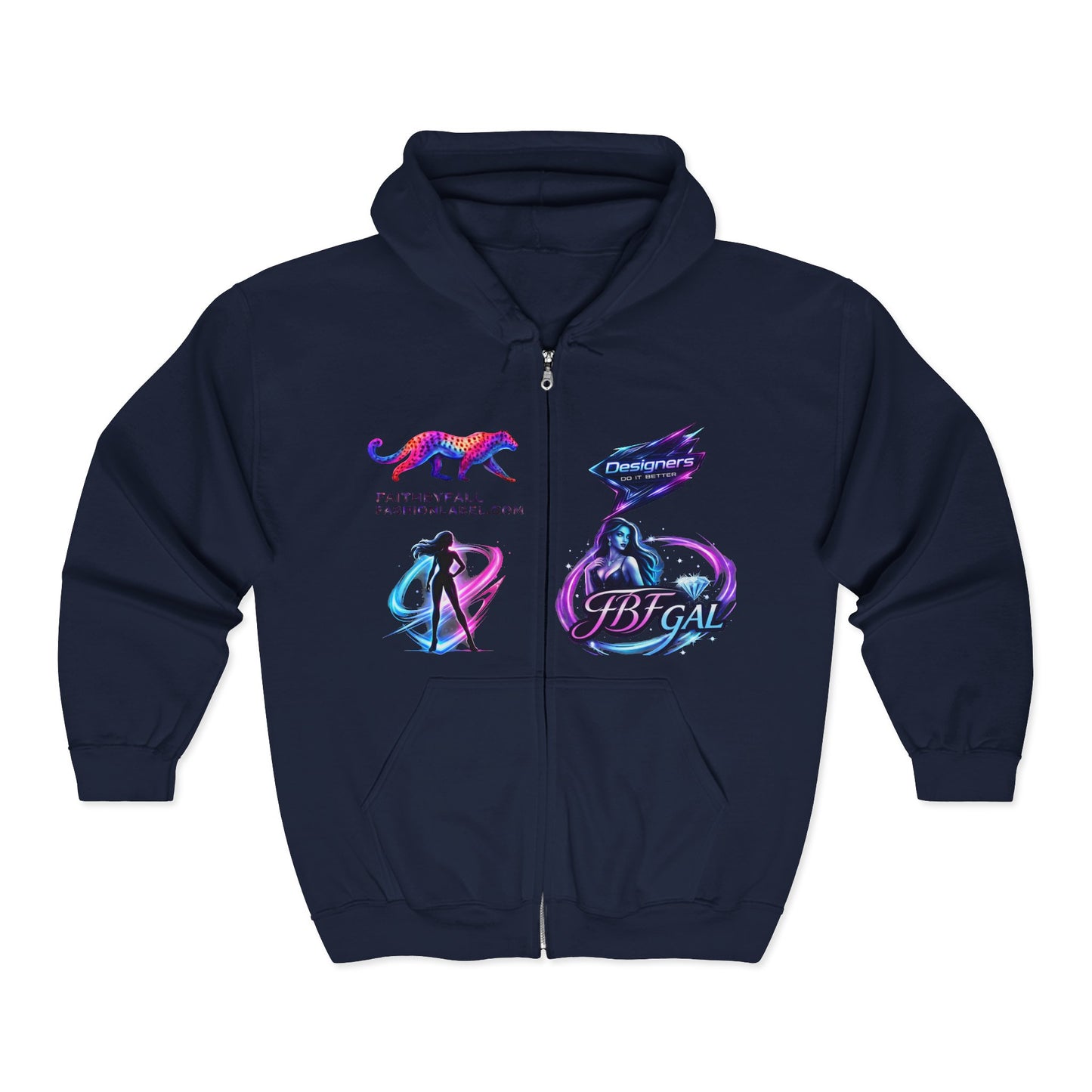 Unisex Heavy Blend™ Full Zip Hooded Sweatshirt