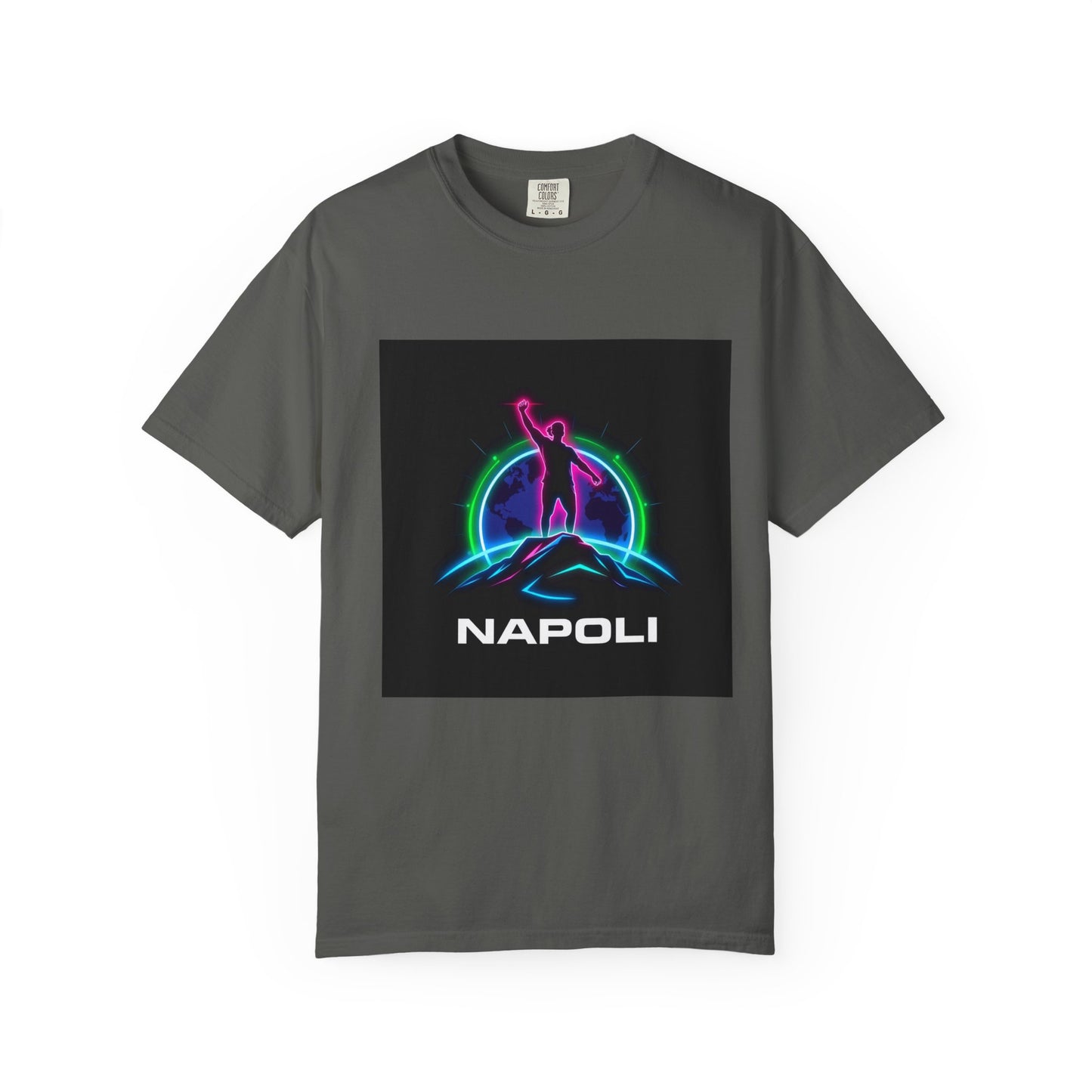 Neon Napoli T-Shirt for Adventurers, Retro Graphic Tee, Perfect for Travelers, Gifts for Him/Her, Cool Streetwear, Casual Outfit