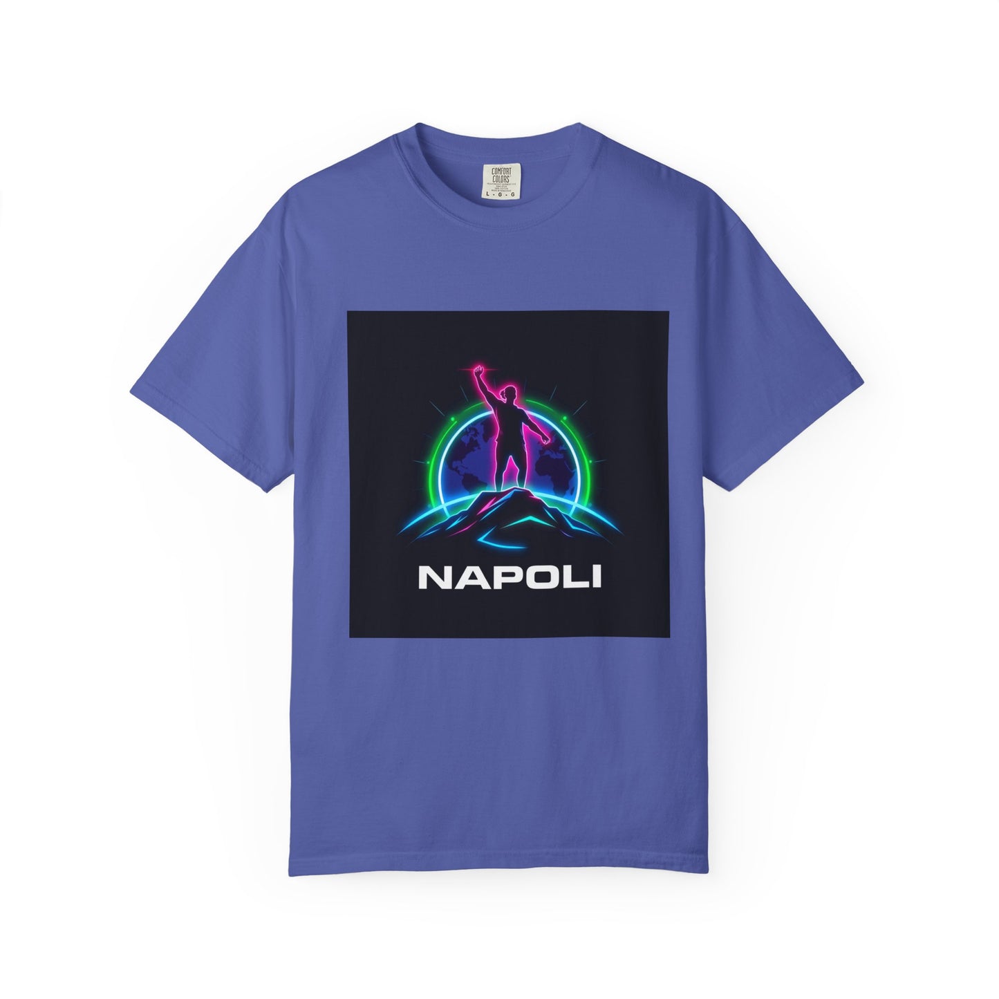 Neon Napoli T-Shirt for Adventurers, Retro Graphic Tee, Perfect for Travelers, Gifts for Him/Her, Cool Streetwear, Casual Outfit