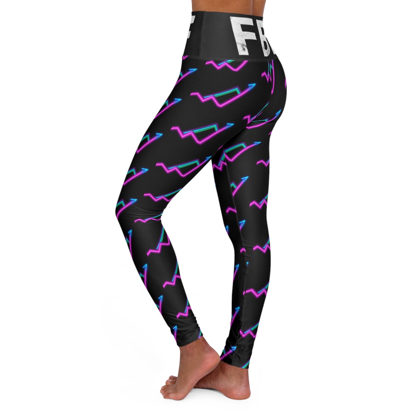 Trendy High Waisted Yoga Leggings - FBF Pattern