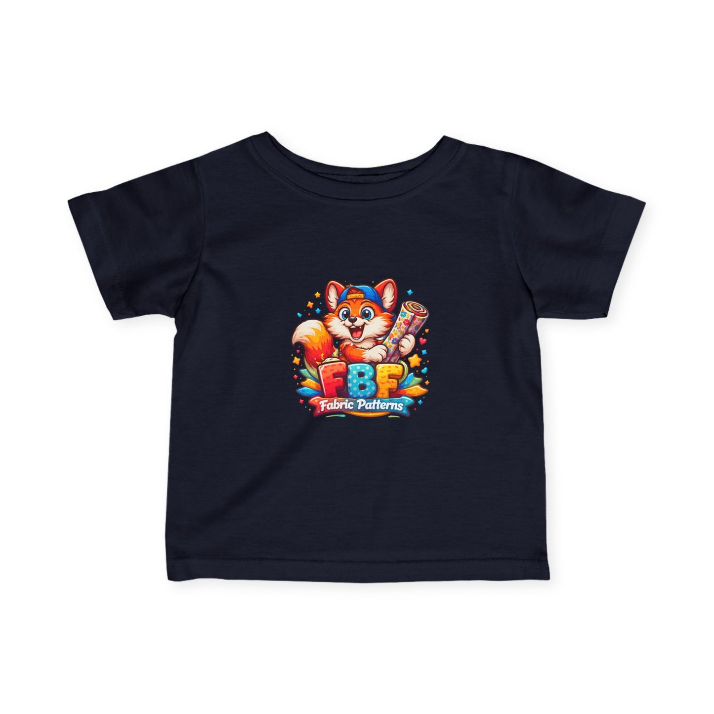 Infant Tee — Cute Fox "Faith Fox" Graphic Baby Shirt