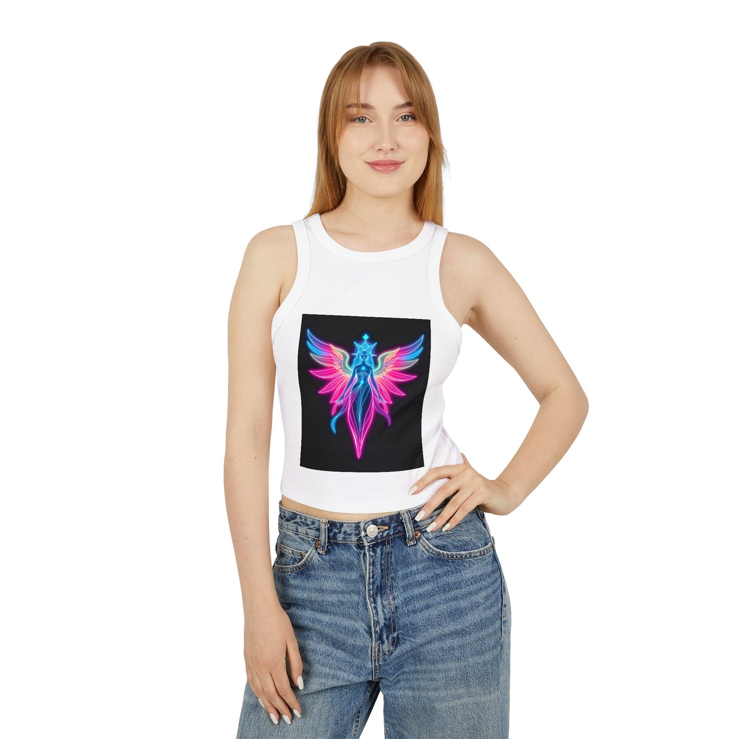 Women's Micro Rib Racer Tank Top