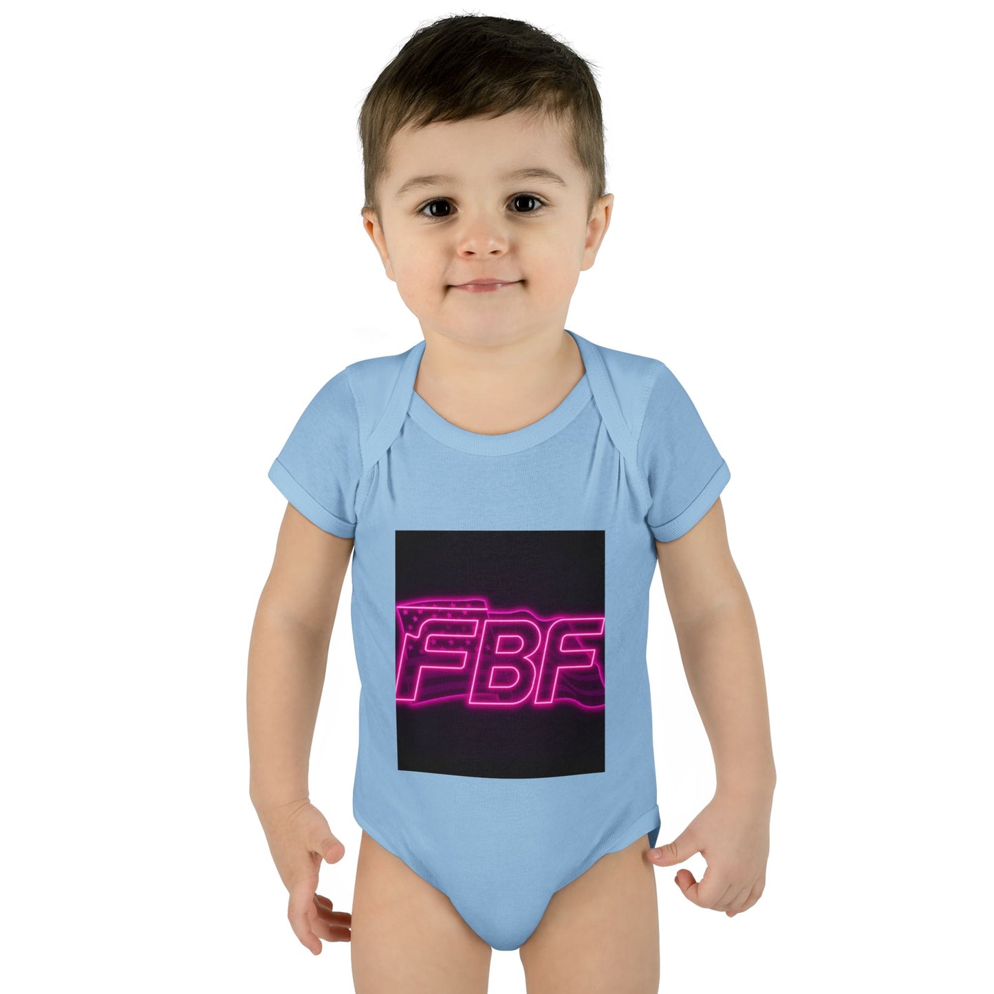Neon Baby Bodysuit for Trendy Infants, Cool Graphic Onesie, Unique Baby Gift, Personalized Baby Outfit, Modern Infant Apparel