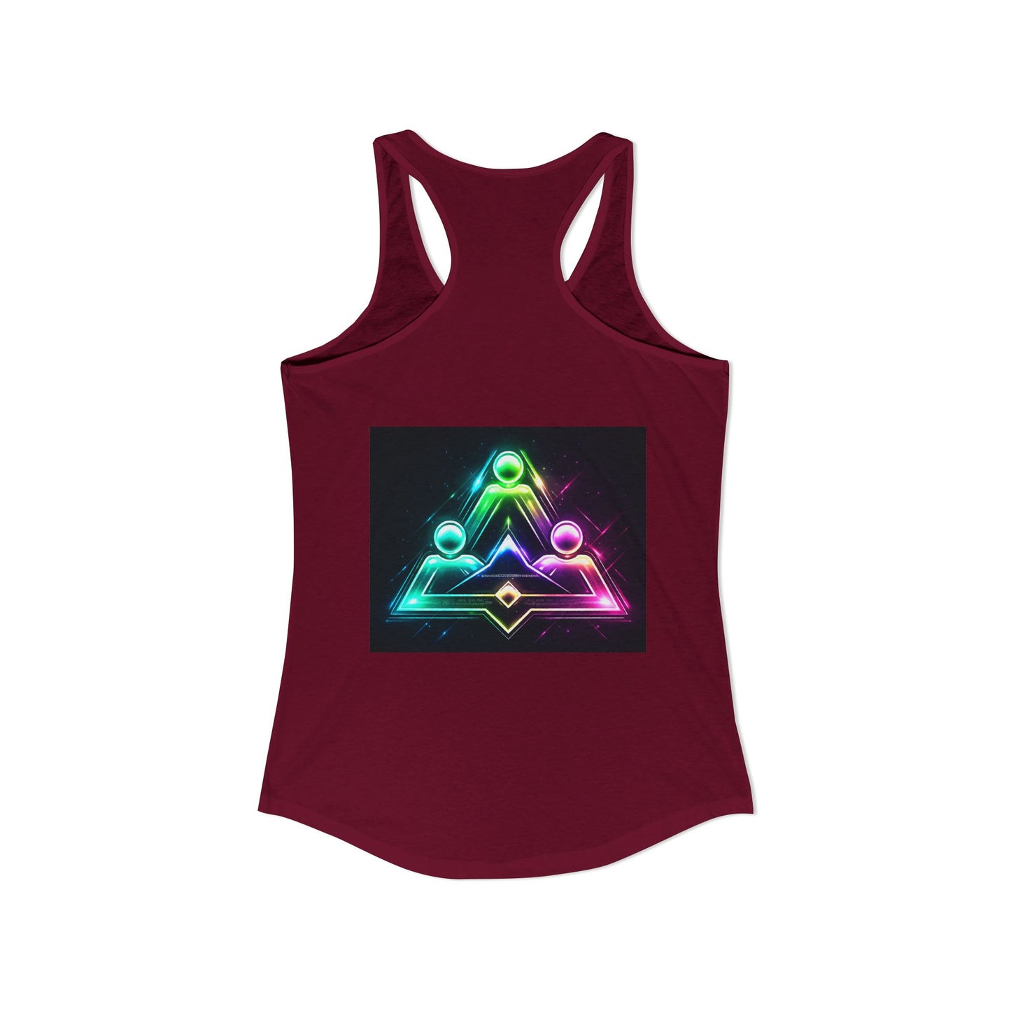 True strength don’t need numbers Women's Ideal Racerback Tank