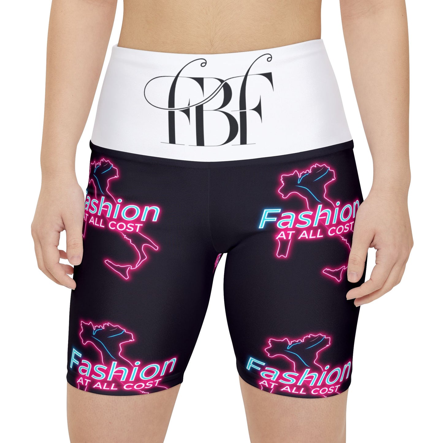Trendy Women's Workout Shorts, Neon Fashion Gym Shorts, Activewear for Fitness, Sporty Lounge Shorts, Stylish Exercise Wear