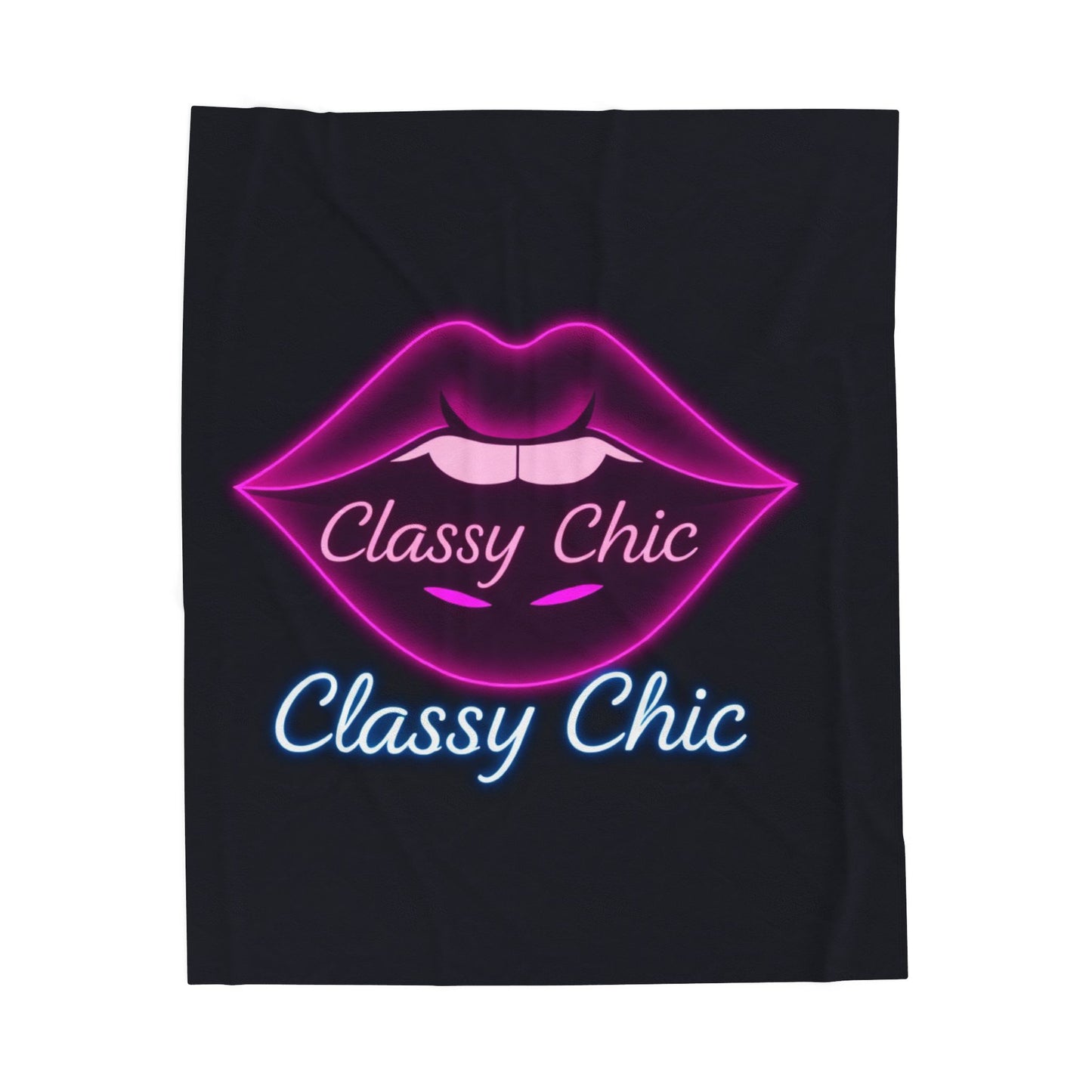 Classy Chic Velveteen Plush Blanket - Cozy, Stylish Throw for Home Decor