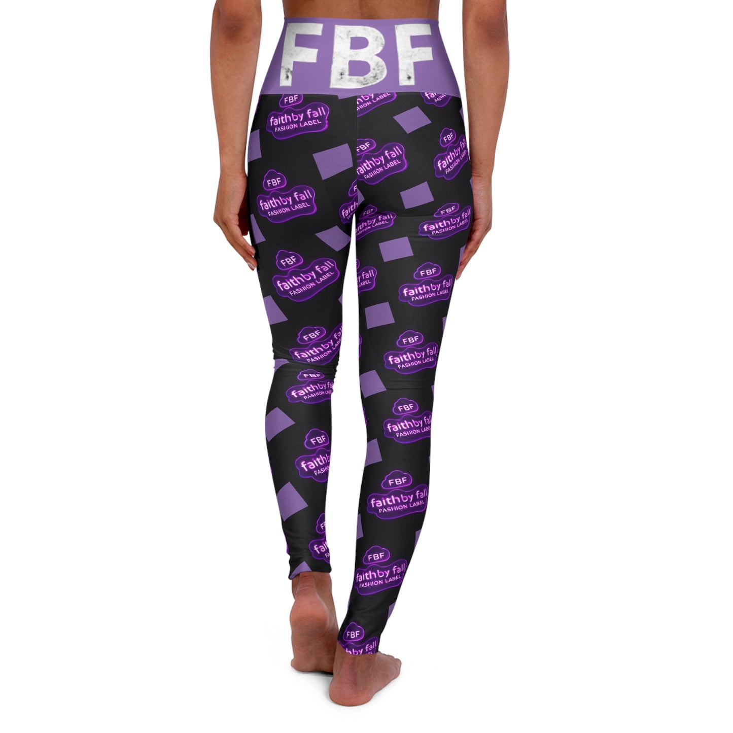 High Waisted Yoga Leggings (AOP)