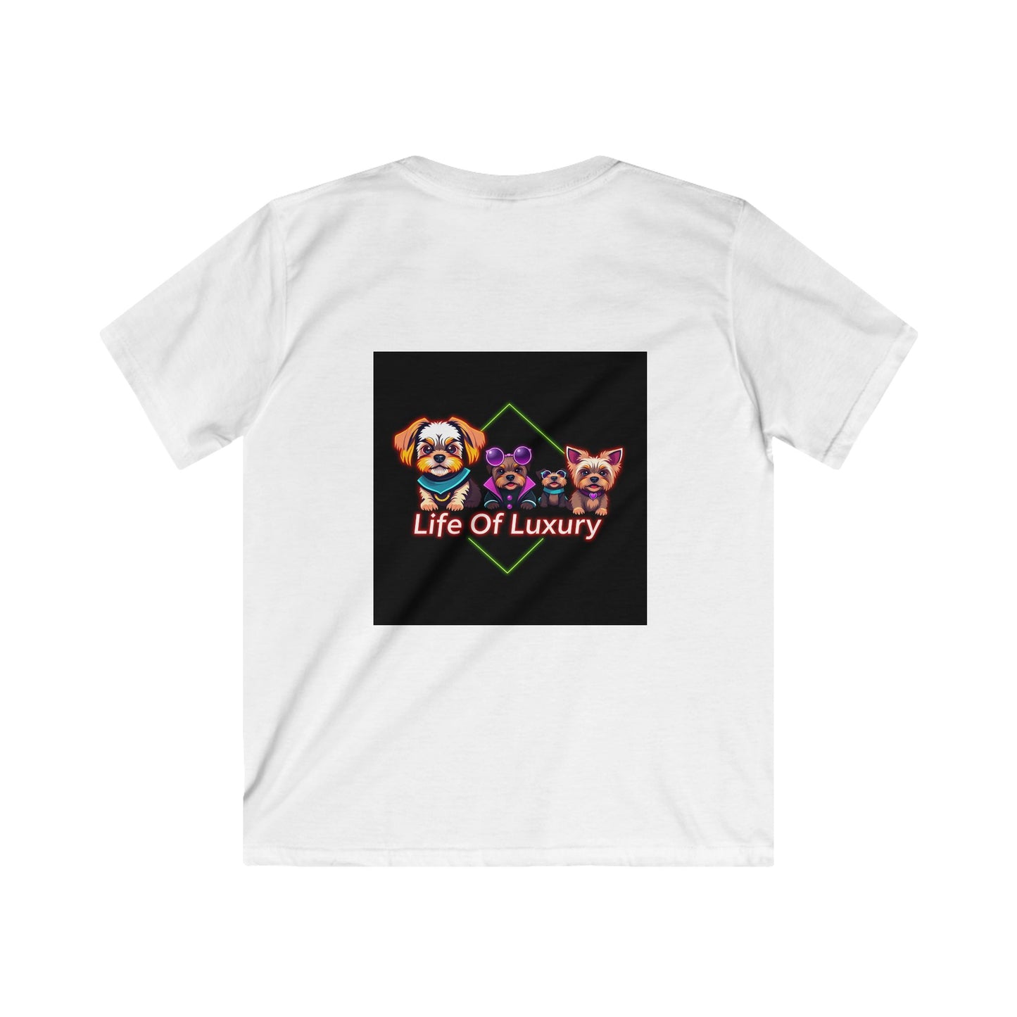 Kids Luxury Life Tee, Fun Tee for Children, Luxury Pet Design Tee, Gift for Pet Lovers, Cute Kids Clothing