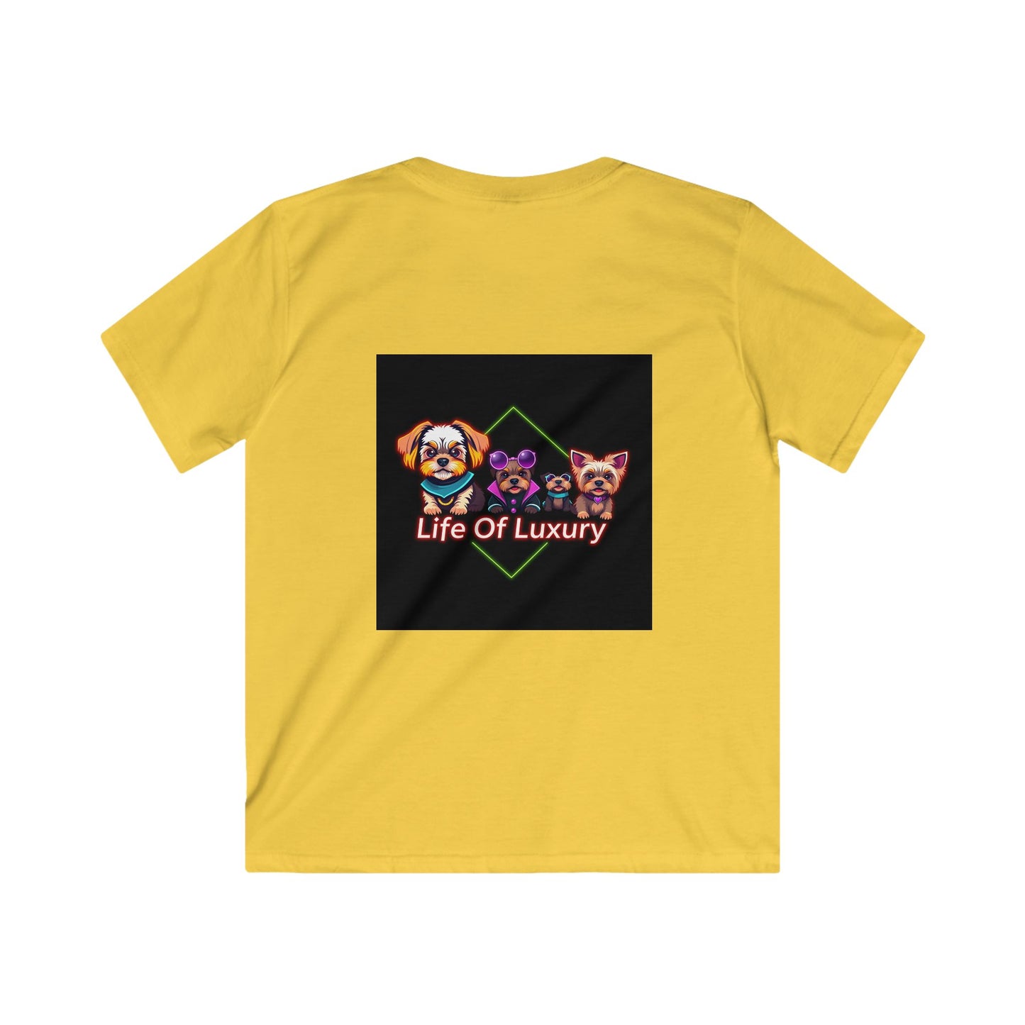 Kids Luxury Life Tee, Fun Tee for Children, Luxury Pet Design Tee, Gift for Pet Lovers, Cute Kids Clothing