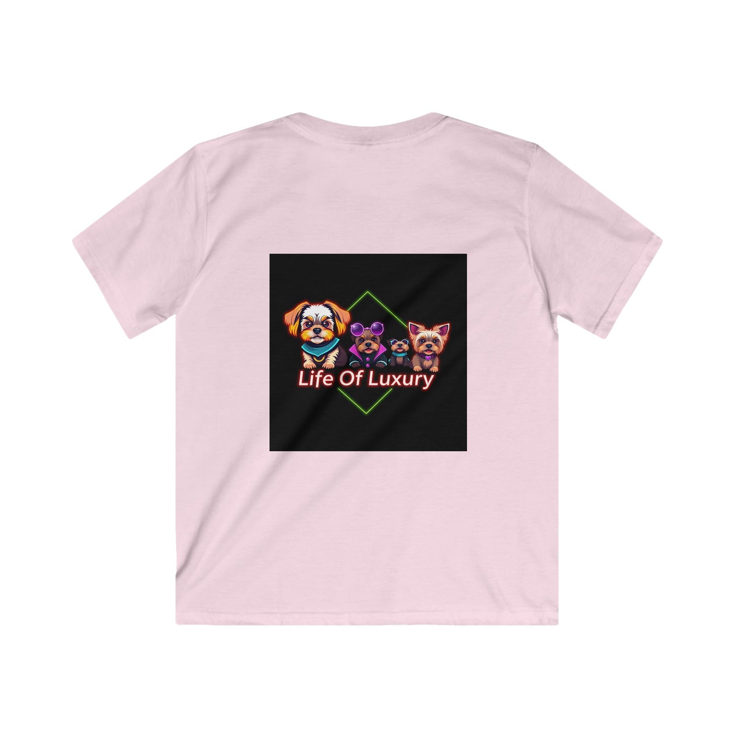 Kids Luxury Life Tee, Fun Tee for Children, Luxury Pet Design Tee, Gift for Pet Lovers, Cute Kids Clothing