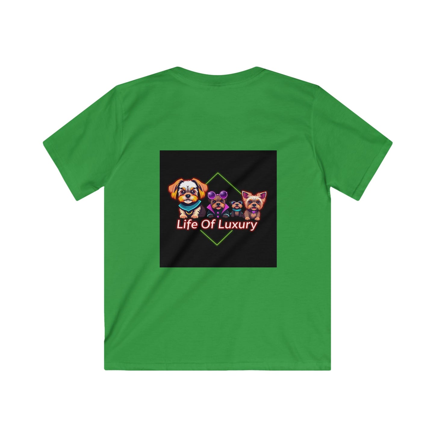 Kids Luxury Life Tee, Fun Tee for Children, Luxury Pet Design Tee, Gift for Pet Lovers, Cute Kids Clothing